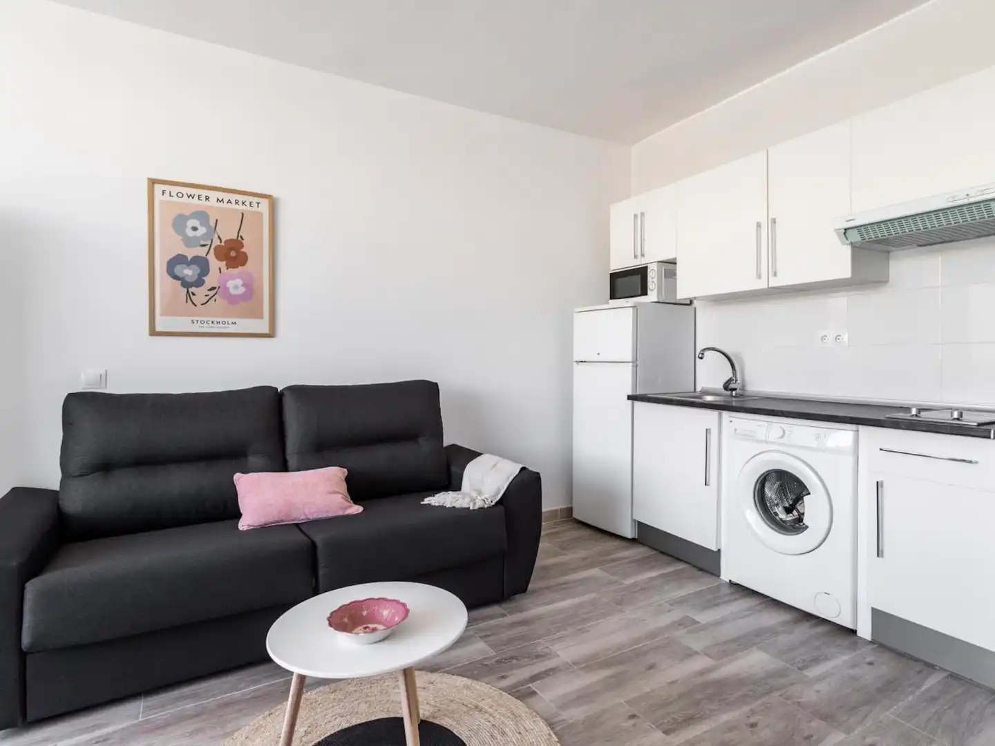 Sala de estar de Apartamento en venta en Fuengirola con Aire acondicionado, Piscina y Amueblado