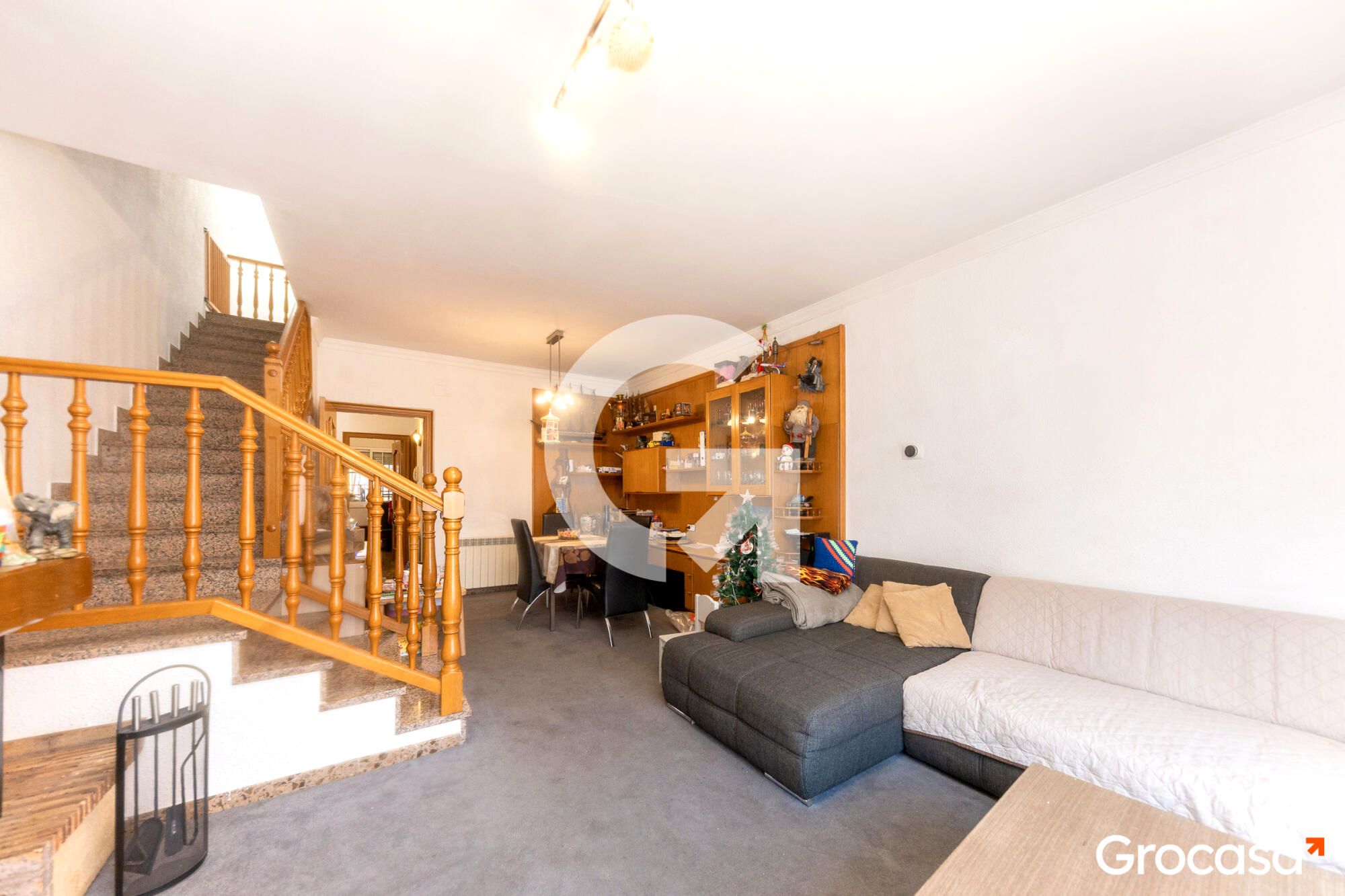 Sala de estar de Casa adosada en venta en Sant Boi de Llobregat con Calefacción, Terraza y Trastero