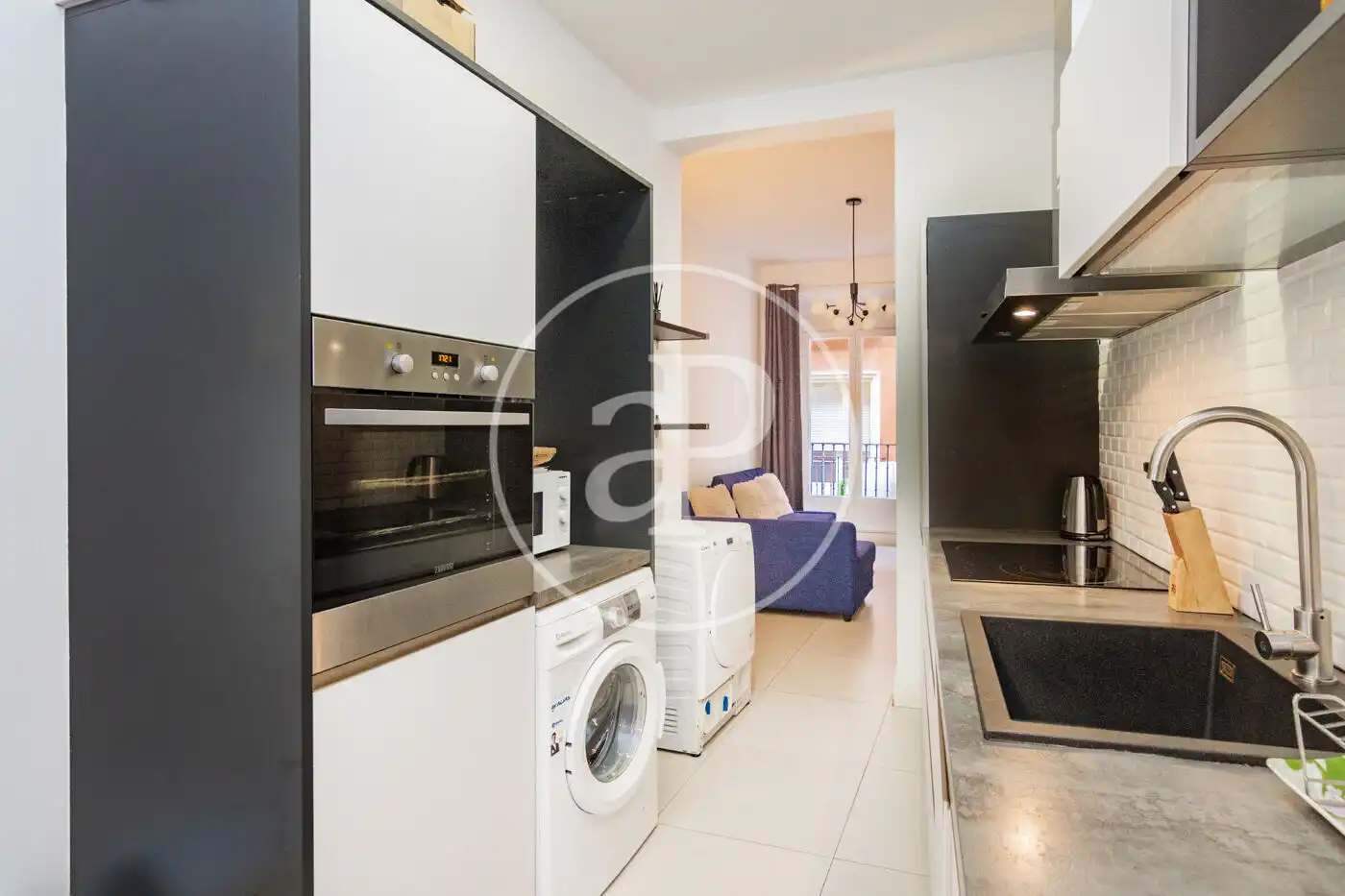 Kitchen of Flat for sale in Madrid  with Air Conditioner, Heating and Furnished