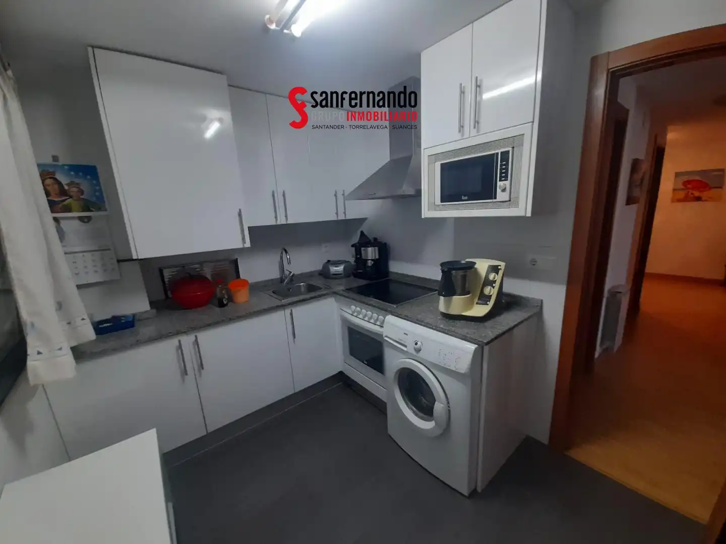 Kitchen of Flat for rent in Santander  with Furnished