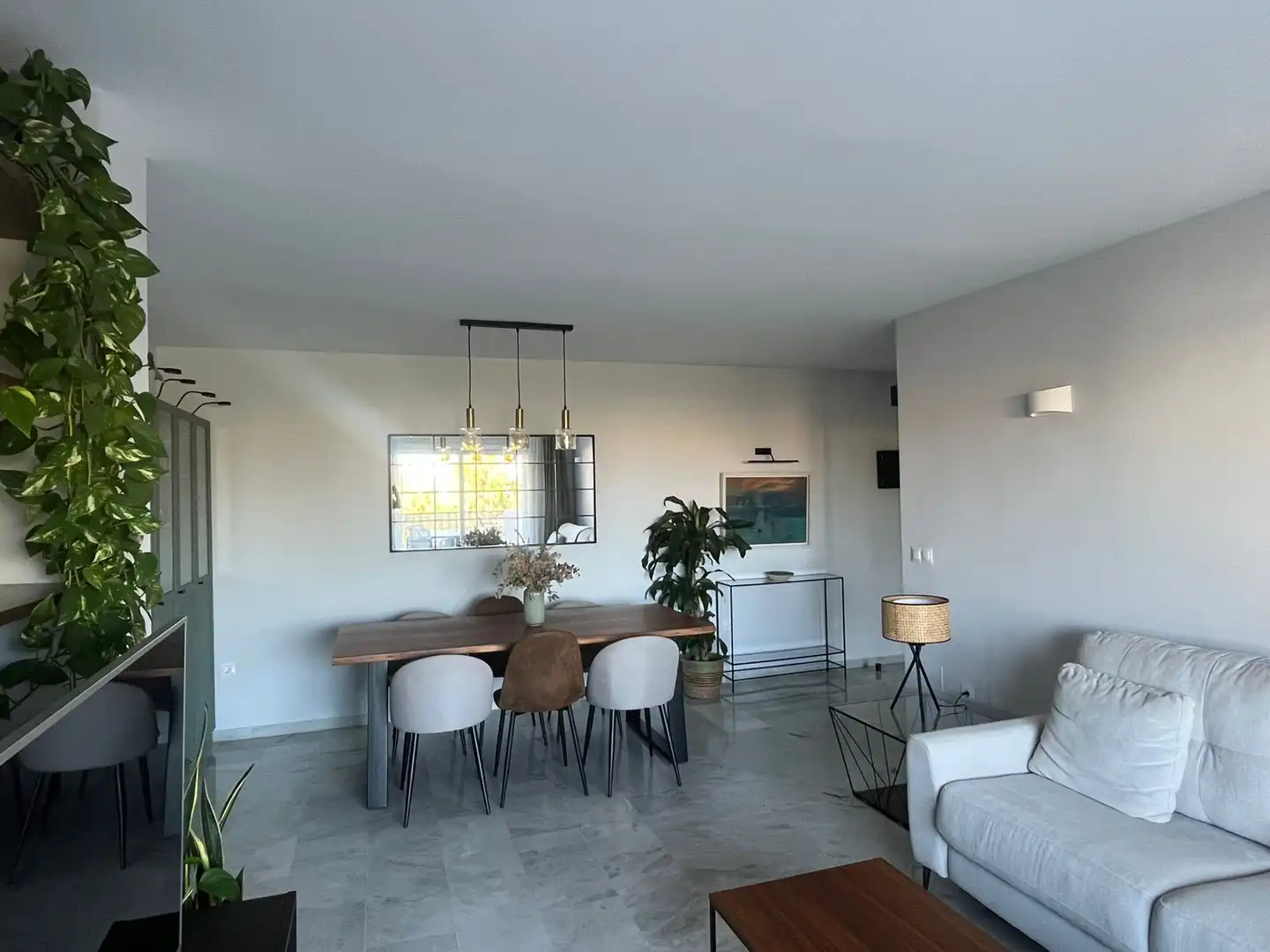 Esszimmer von Wohnung zur Miete in Rincón de la Victoria mit Klimaanlage, Terrasse und Möbliert