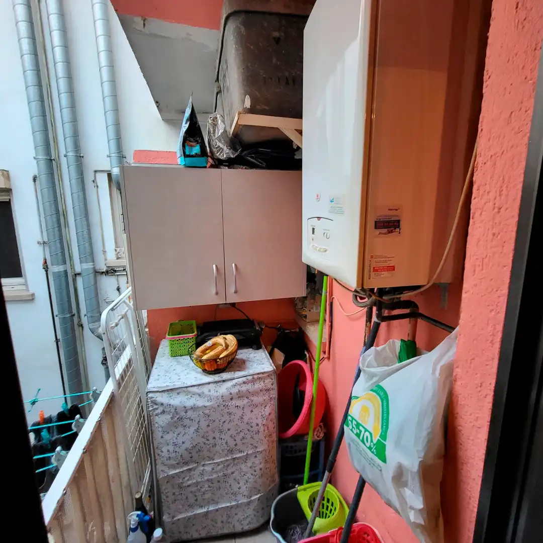 Kitchen of Flat for rent in Sabadell  with Air Conditioner, Heating and Parquet flooring