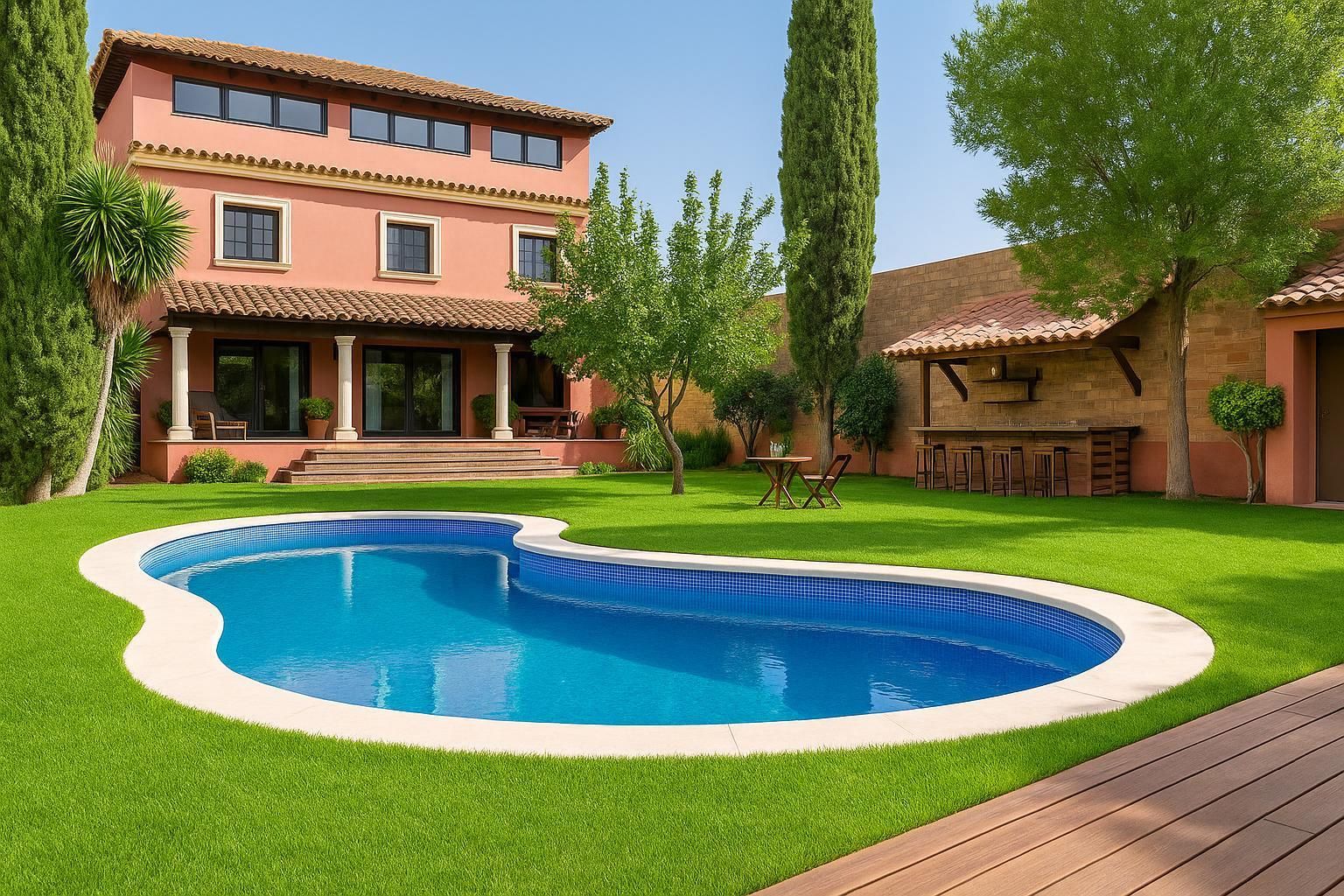 Swimming pool of House or chalet for sale in La Rinconada  with Air Conditioner, Heating and Private garden