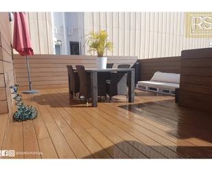 Terrace of Flat to rent in  Barcelona Capital  with Air Conditioner, Parquet flooring and Terrace