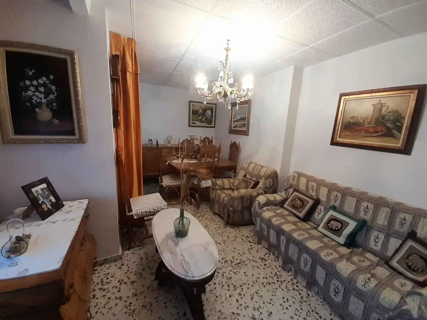 Sala d'estar de Apartament en venda en Totana amb Traster, Moblat i Balcó