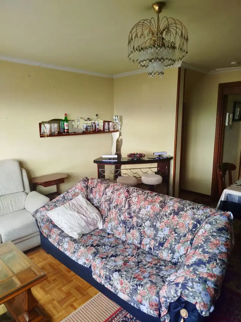Sala de estar de Piso de alquiler en Vigo  con Calefacción, Amueblado y Horno