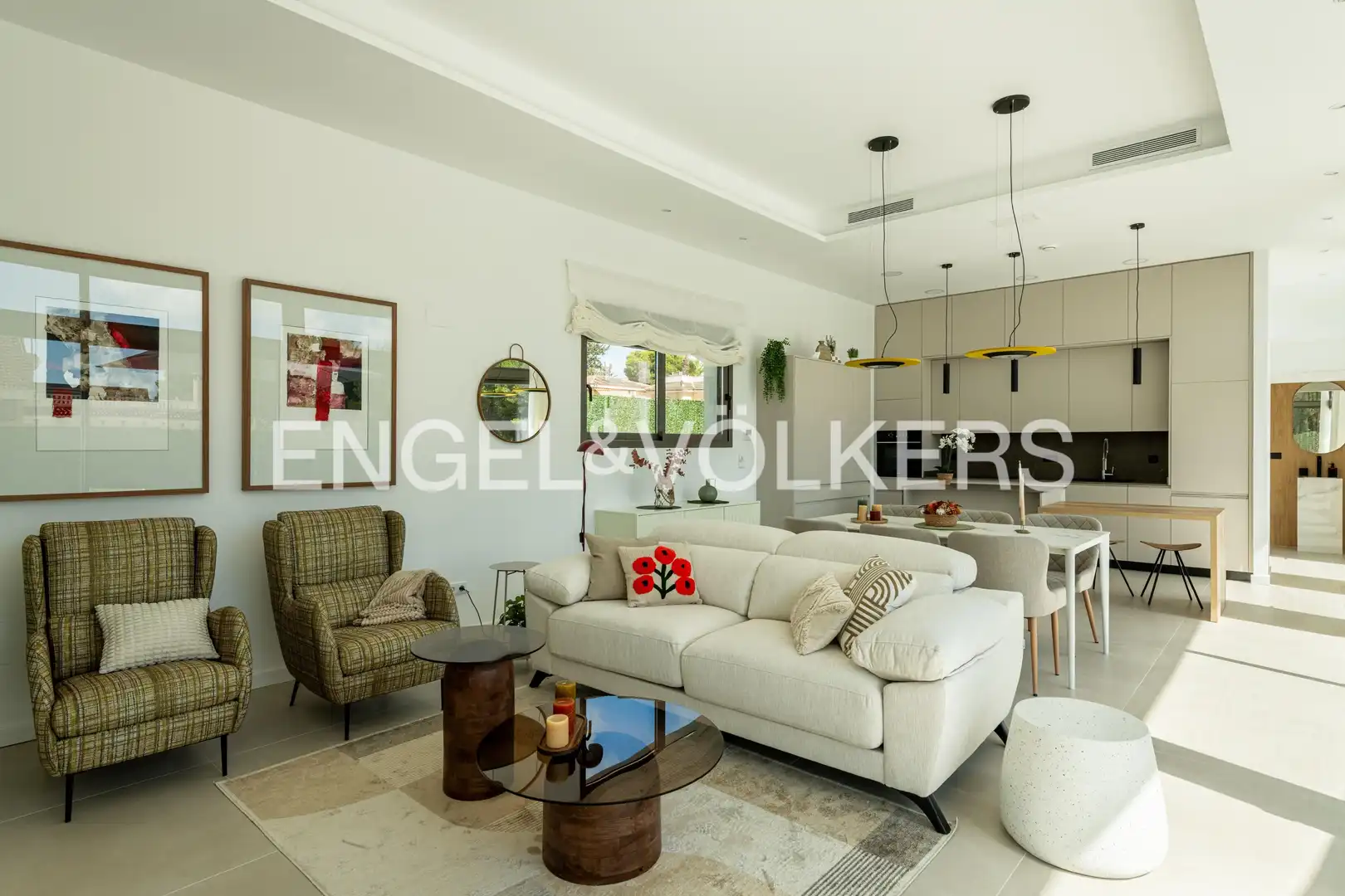 Sala de estar de Casa o chalet en venta en Pilar de la Horadada con Aire acondicionado, Calefacción y Jardín privado
