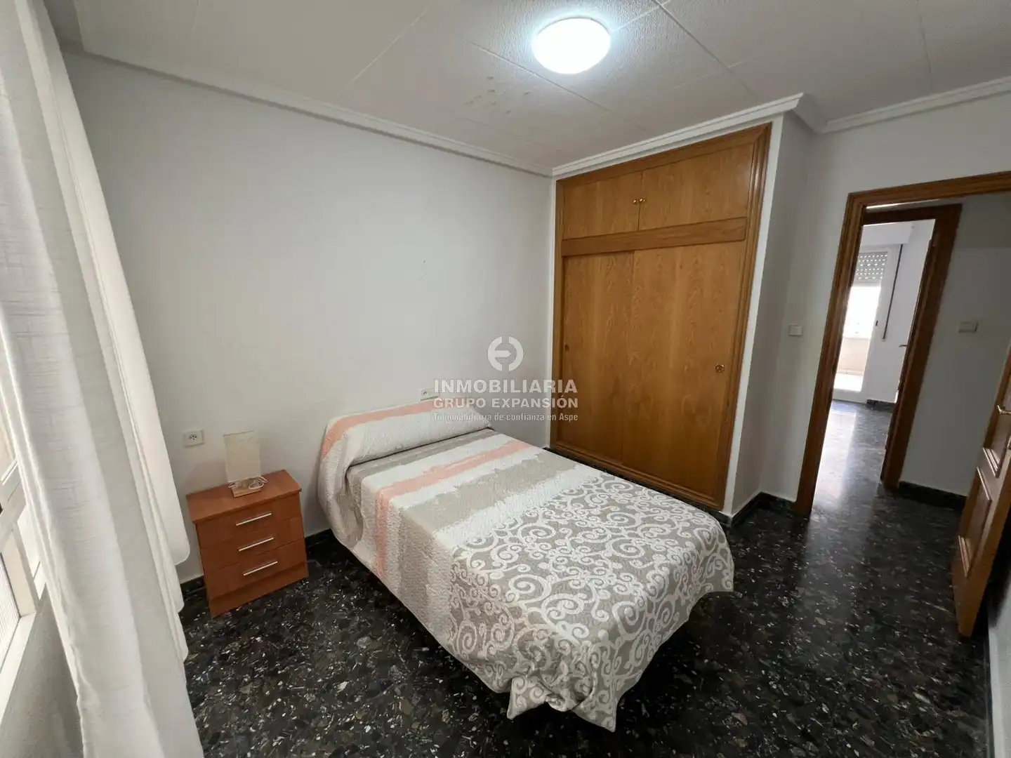 Bedroom of Flat for rent in Aspe  with Terrace, Balcony and Community pool