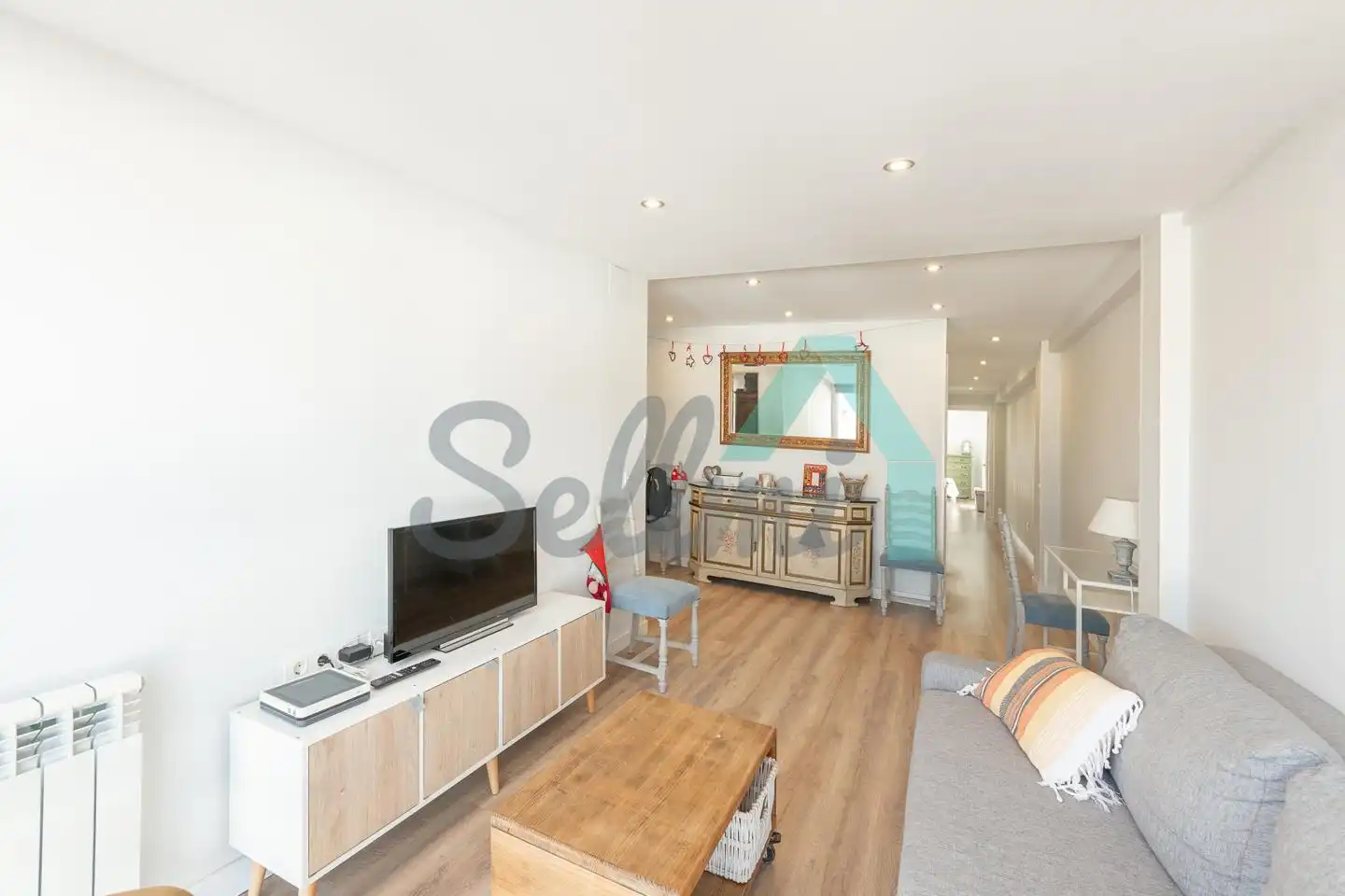 Living room of Flat for rent in Gijón   with Heating and Furnished