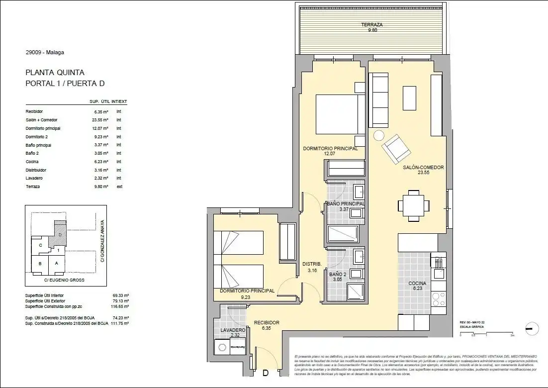 Appartement compact avec piscine à vendre à Bailén - Miraflores, imagen 13