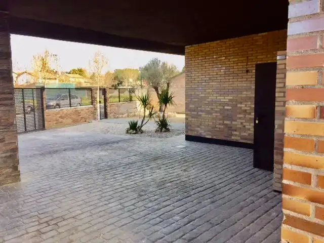 Terraza de Casa o chalet de alquiler en El Álamo con Calefacción, Jardín privado y Terraza