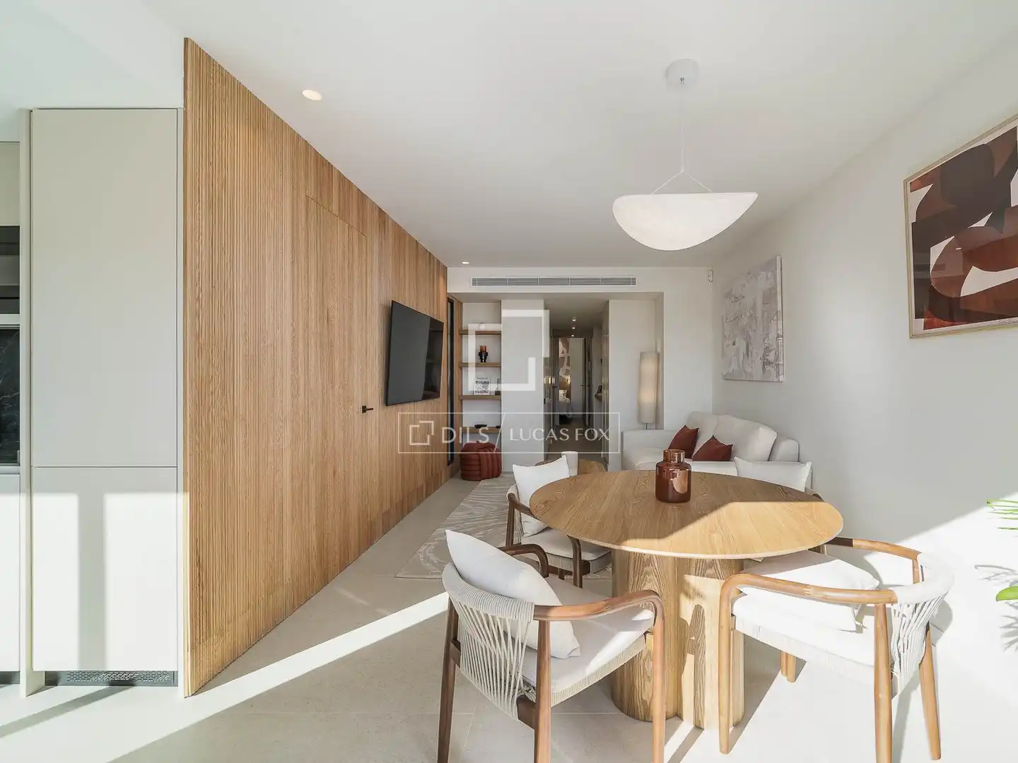 Living room of Flat for sale in Barcelona  with Air Conditioner, Heating and Parquet flooring