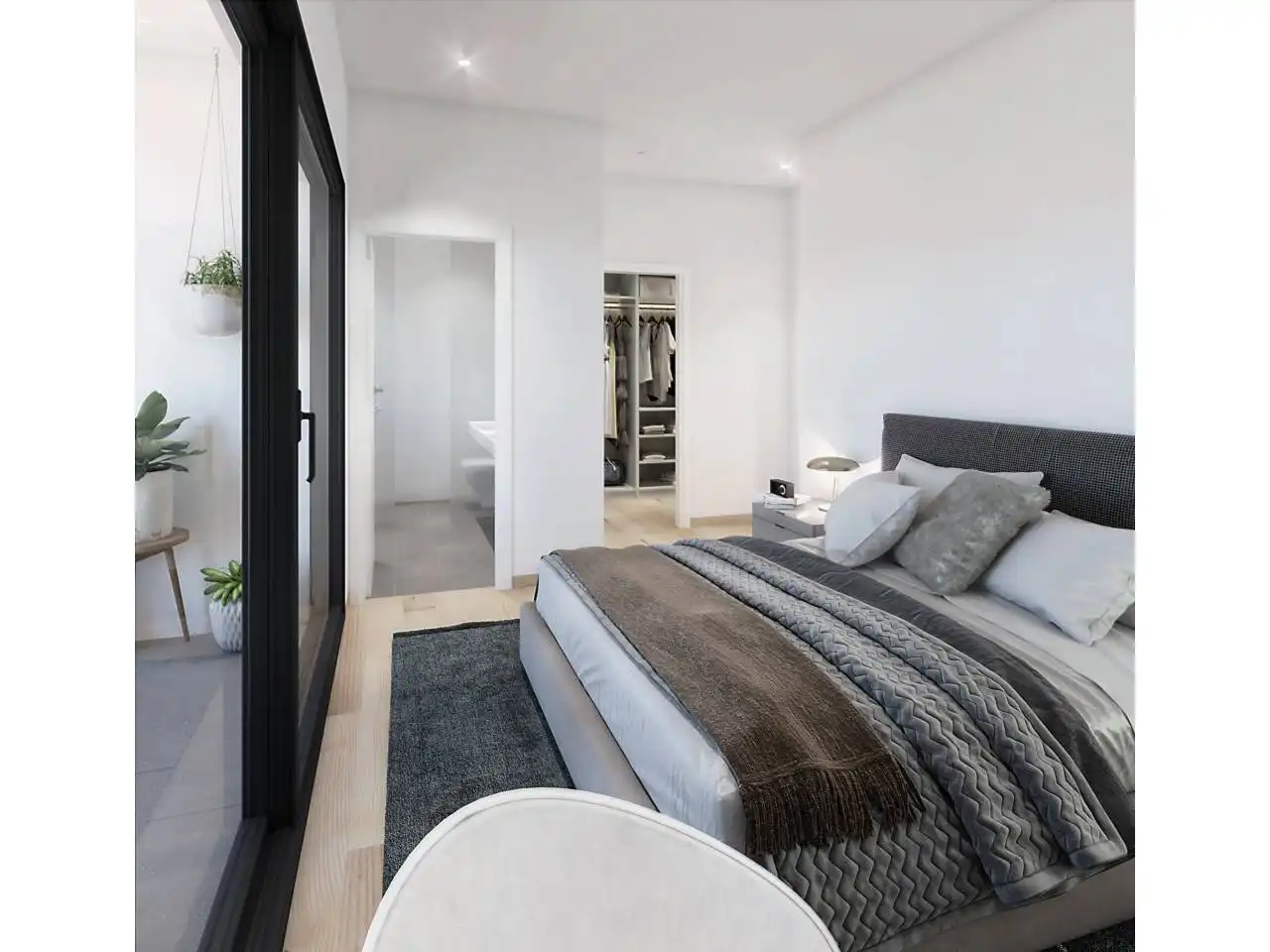 Bedroom of Houses for rent in Castelldefels  with Heating, Private garden and Parquet flooring