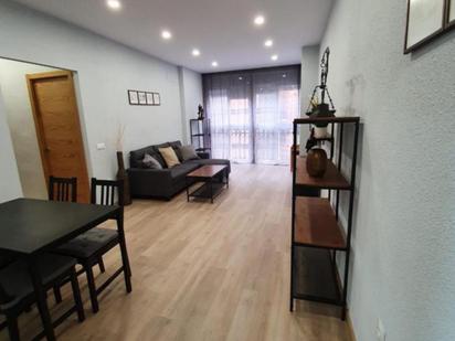 Sala d'estar de Apartament de lloguer en Málaga Capital amb Aire condicionat, Moblat i Forn