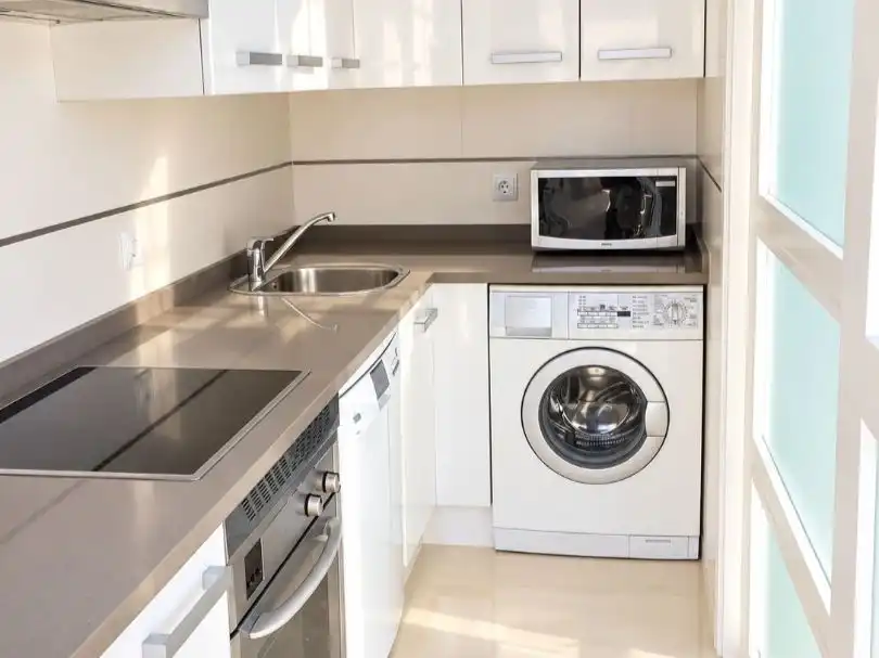 Cocina de Piso en venta en  Madrid Capital con Aire acondicionado y Balcón