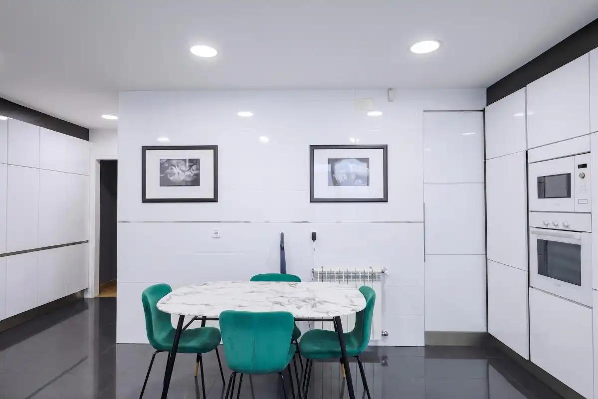 Esszimmer von Wohnung zum Verkauf in Madrid mit Klimaanlage, Heizung und Privatgarten