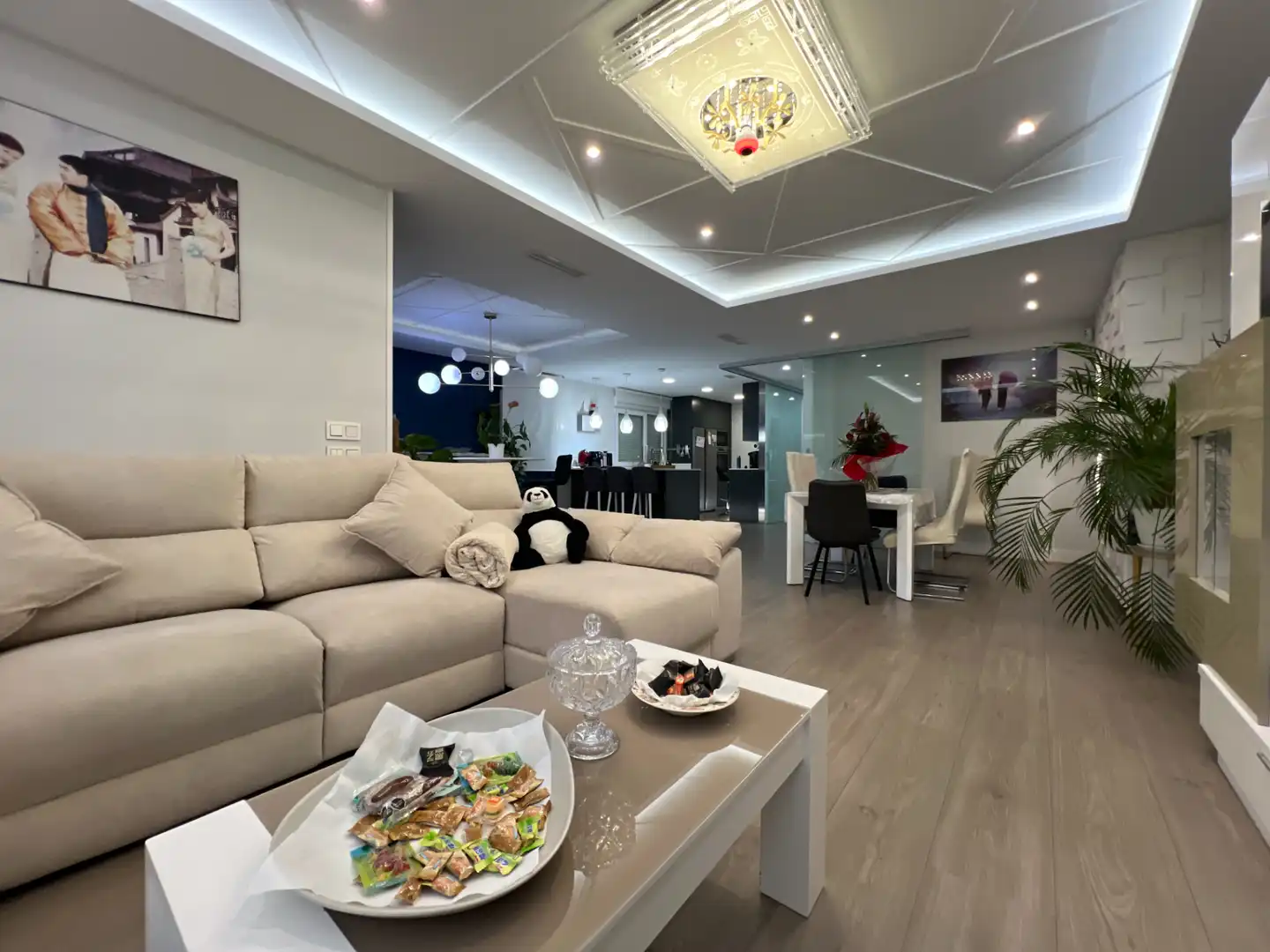 Sala d'estar de Casa o xalet en venda en Rivas-Vaciamadrid amb Aire condicionat, Calefacció i Jardí privat