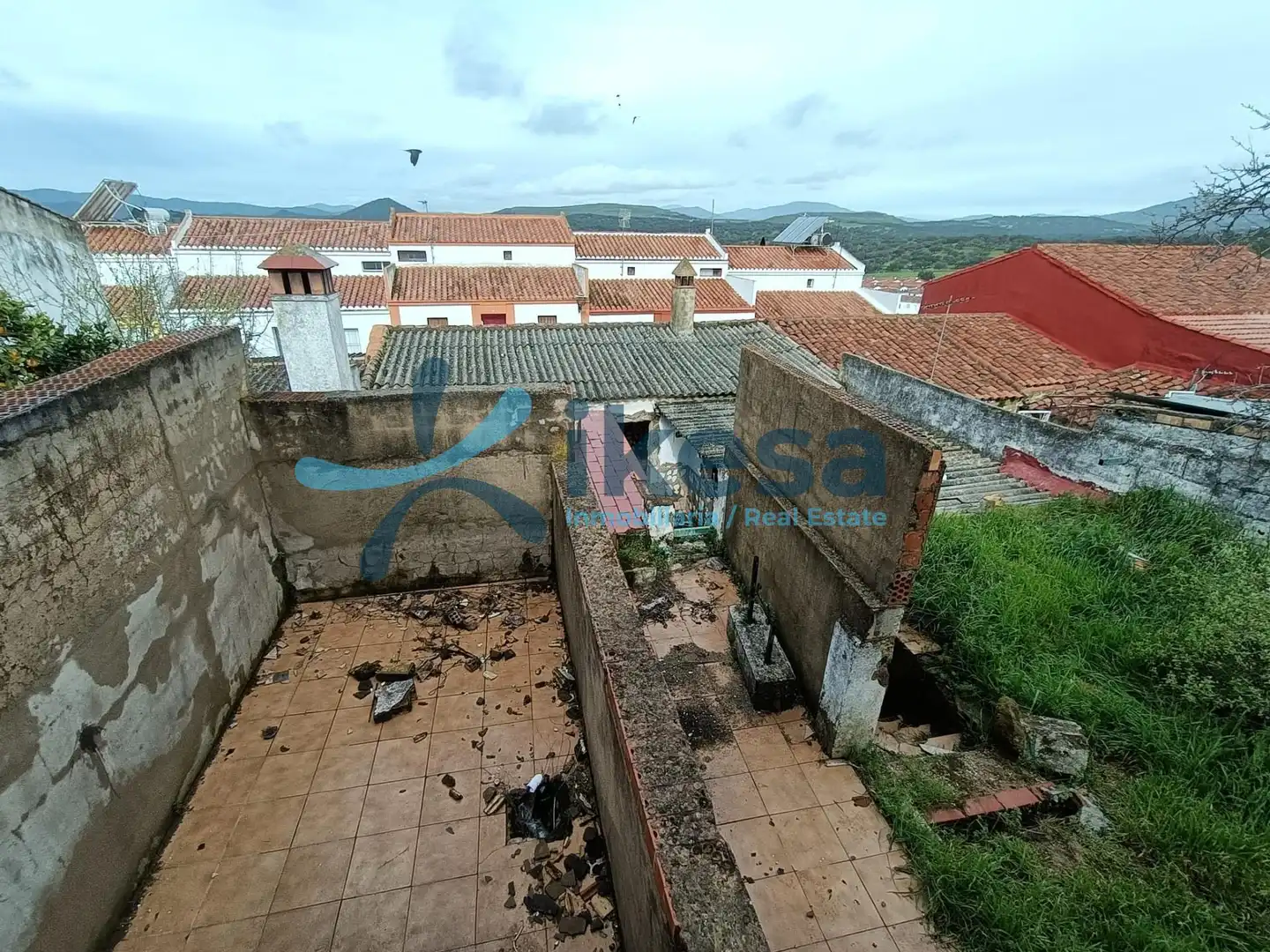 Vista exterior de Casa adosada en venda en El Real de la Jara