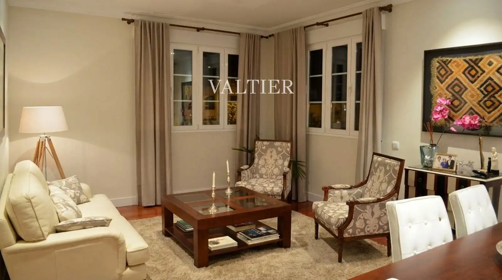 Living room of Flat for rent in Madrid  with Air Conditioner