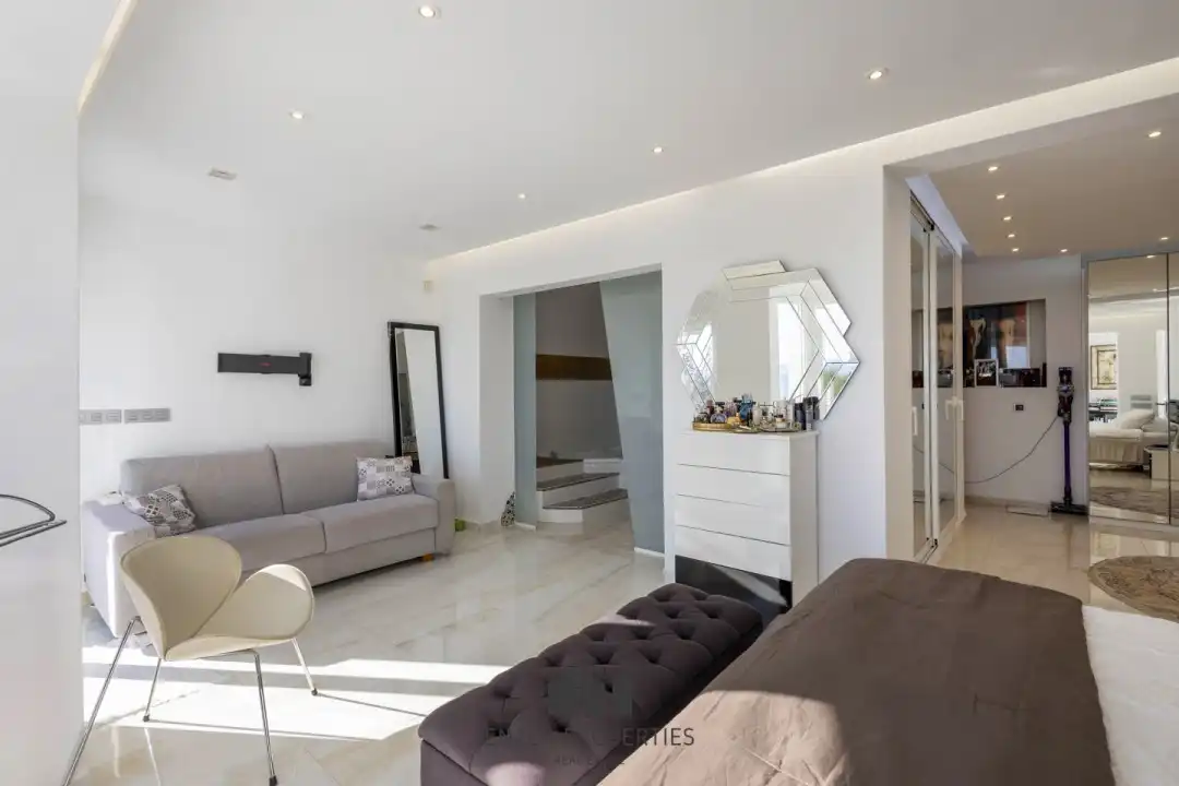 Living room of Flat for rent in Calpe / Calp  with Air Conditioner, Heating and Terrace