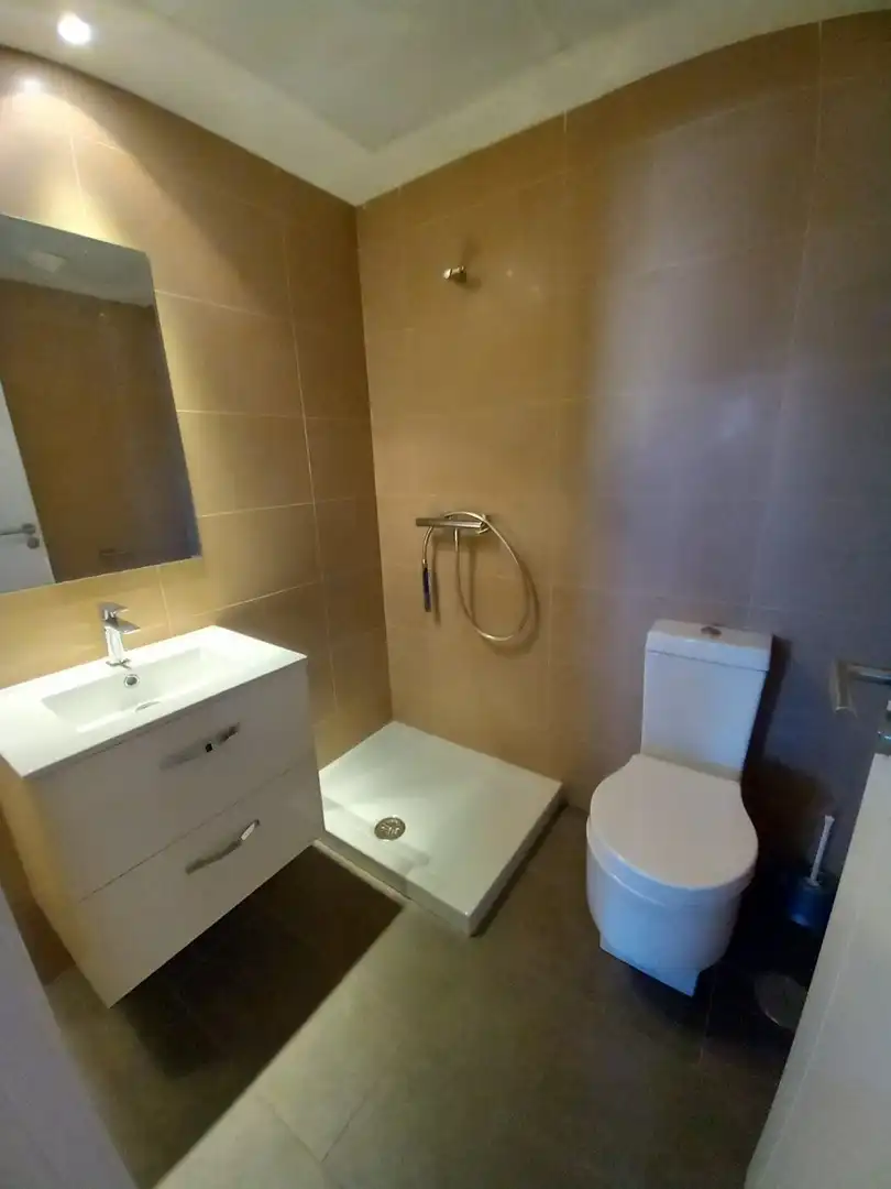 Baño de Piso de alquiler en Málaga con Terraza, Trastero y Horno