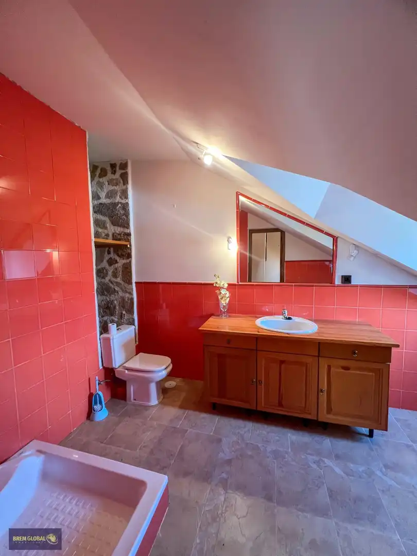 Bathroom of Houses for sale in Navalafuente  with Heating, Private garden and Storage room