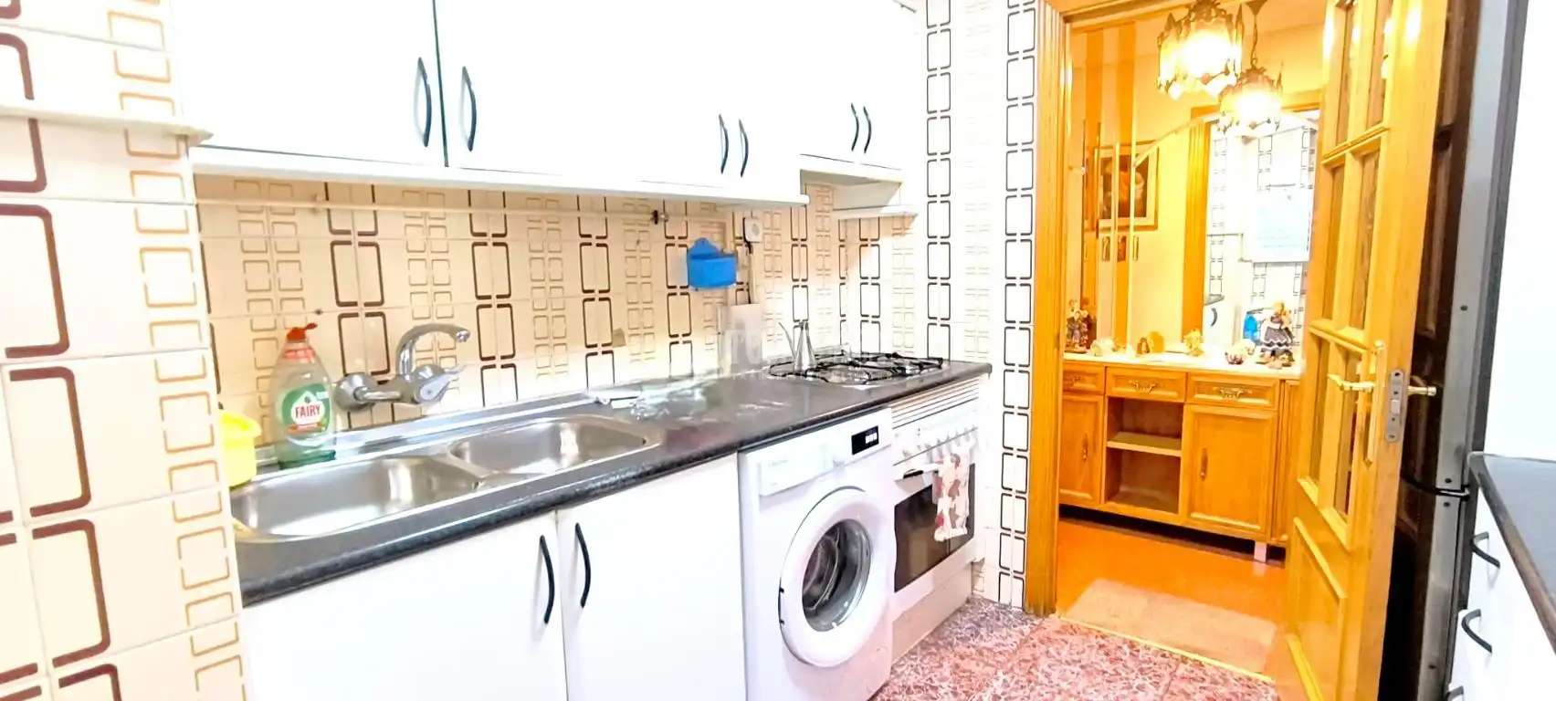 Kitchen of Flat for sale in Fuenlabrada  with Heating, Swimming Pool and Community pool