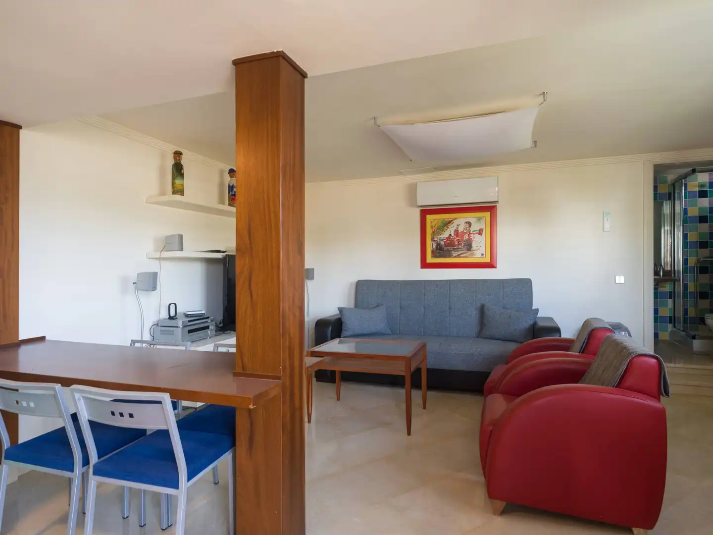 Sala de estar de Casa o chalet en venta en San Bartolomé de Tirajana con Aire acondicionado, Amueblado y Jacuzzi