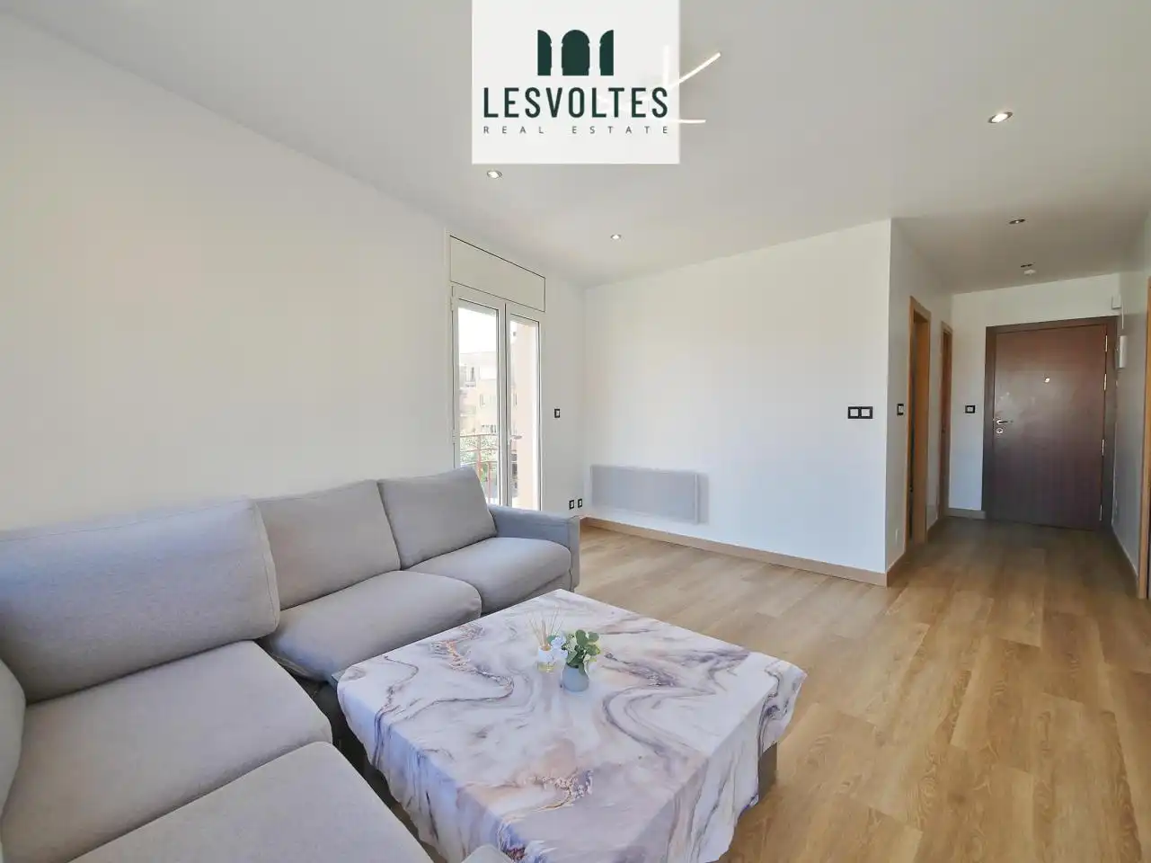 Wohnzimmer von Wohnung zum Verkauf in Palafrugell mit Heizung, Parkett und Balkon