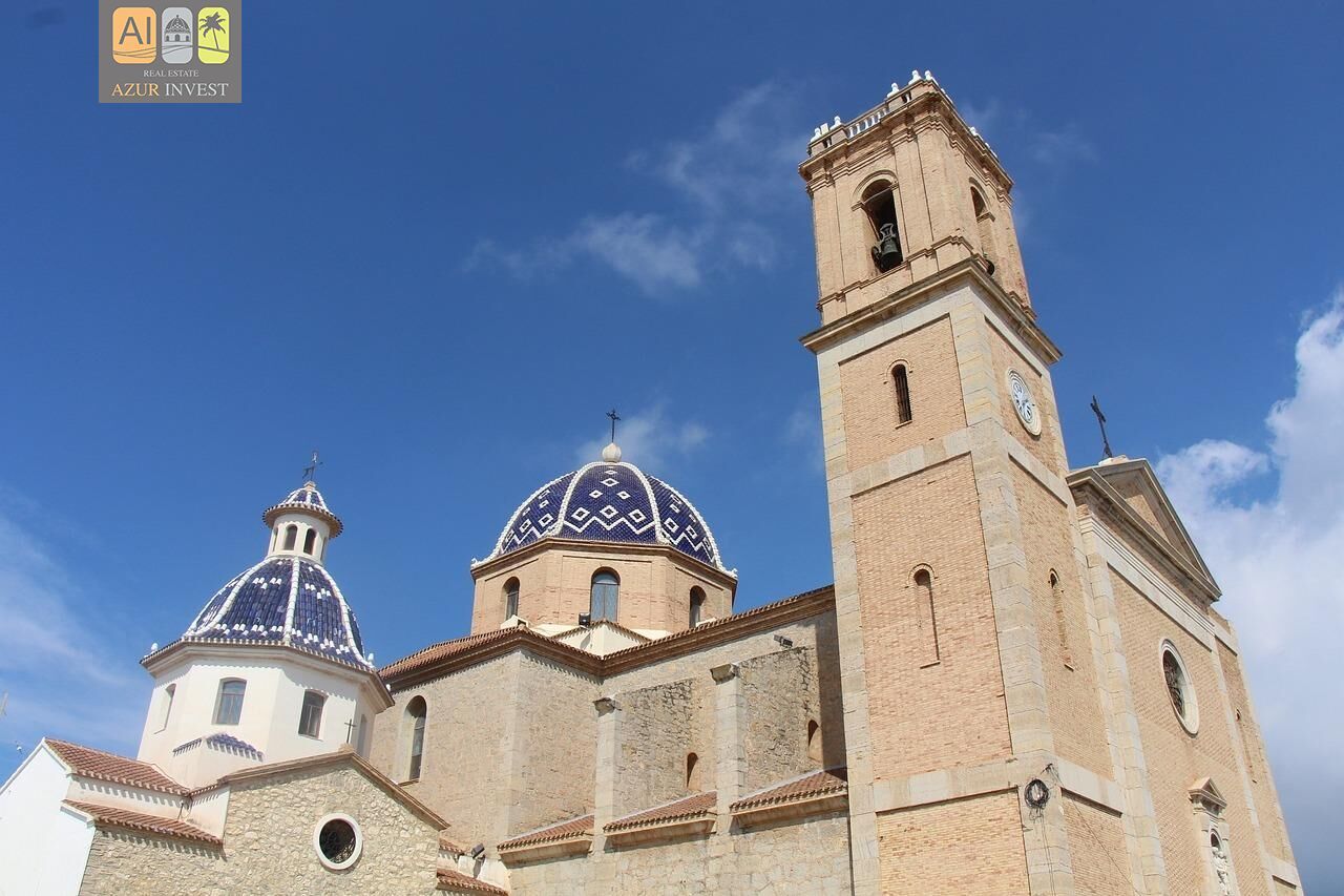 Vista exterior de Casa adosada en venda en Altea