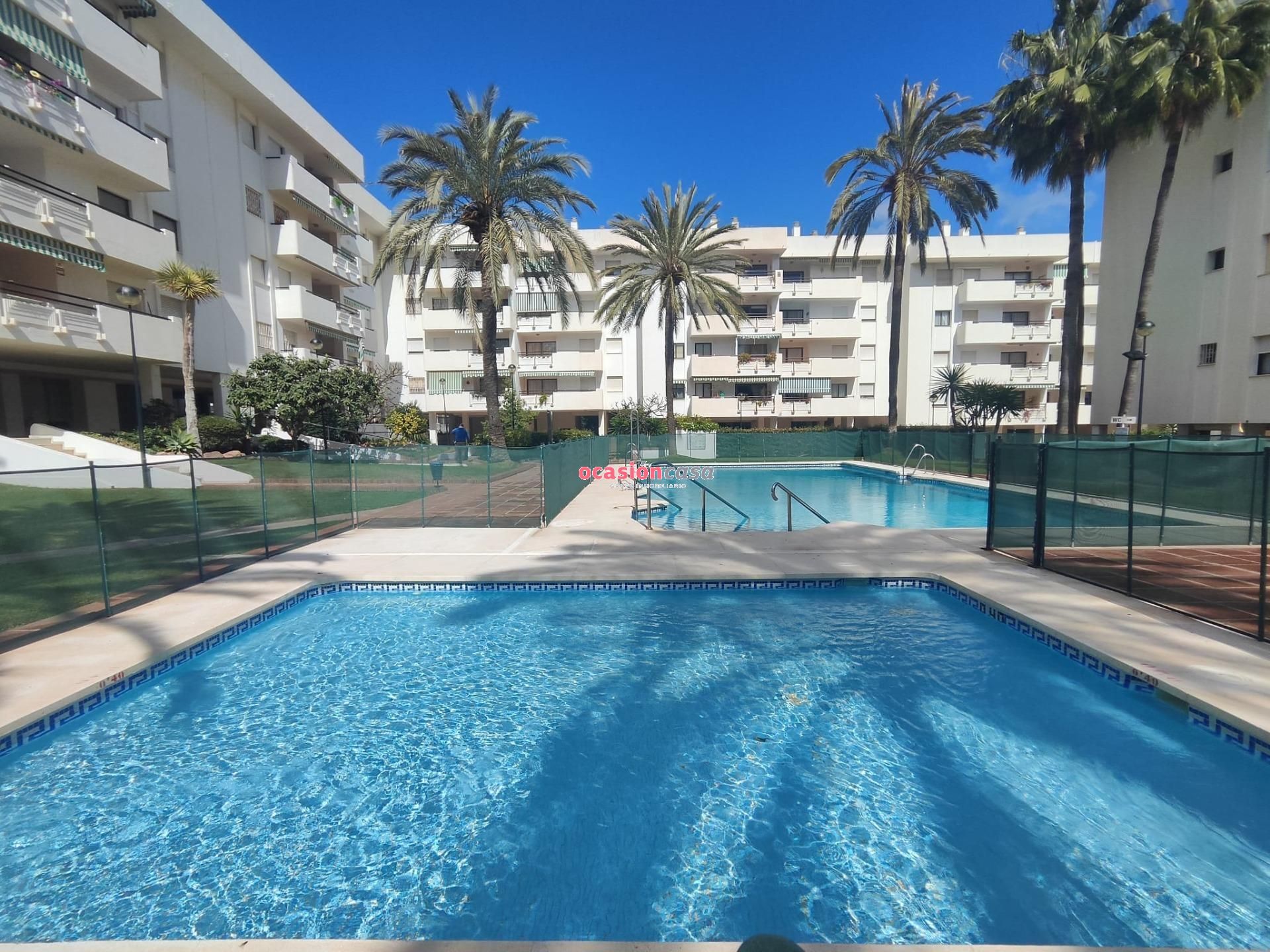 Swimming pool of Flat for sale in Torremolinos  with Air Conditioner, Private garden and Terrace