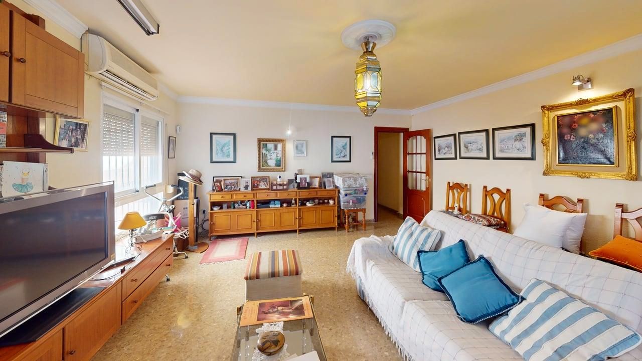 Living room of Flat for sale in Málaga Capital  with Terrace