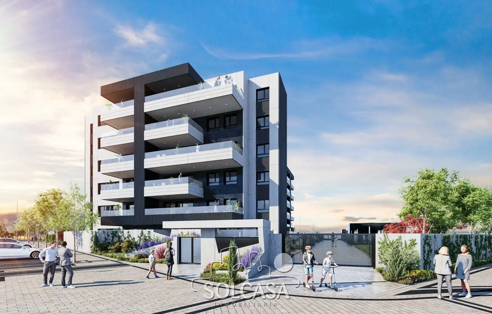 Vista exterior de Piso en venta en Valladolid con Calefacción, Jardín privado y Parquet