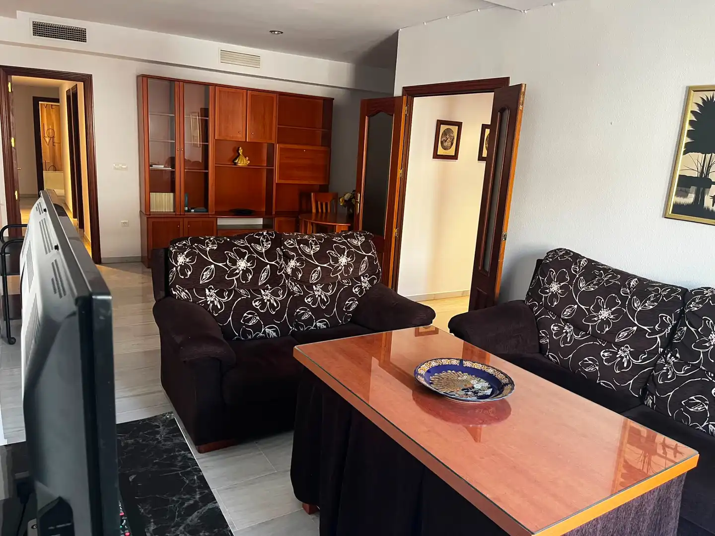 Sala de estar de Piso de alquiler en Zafra con Aire acondicionado, Amueblado y Lavadora