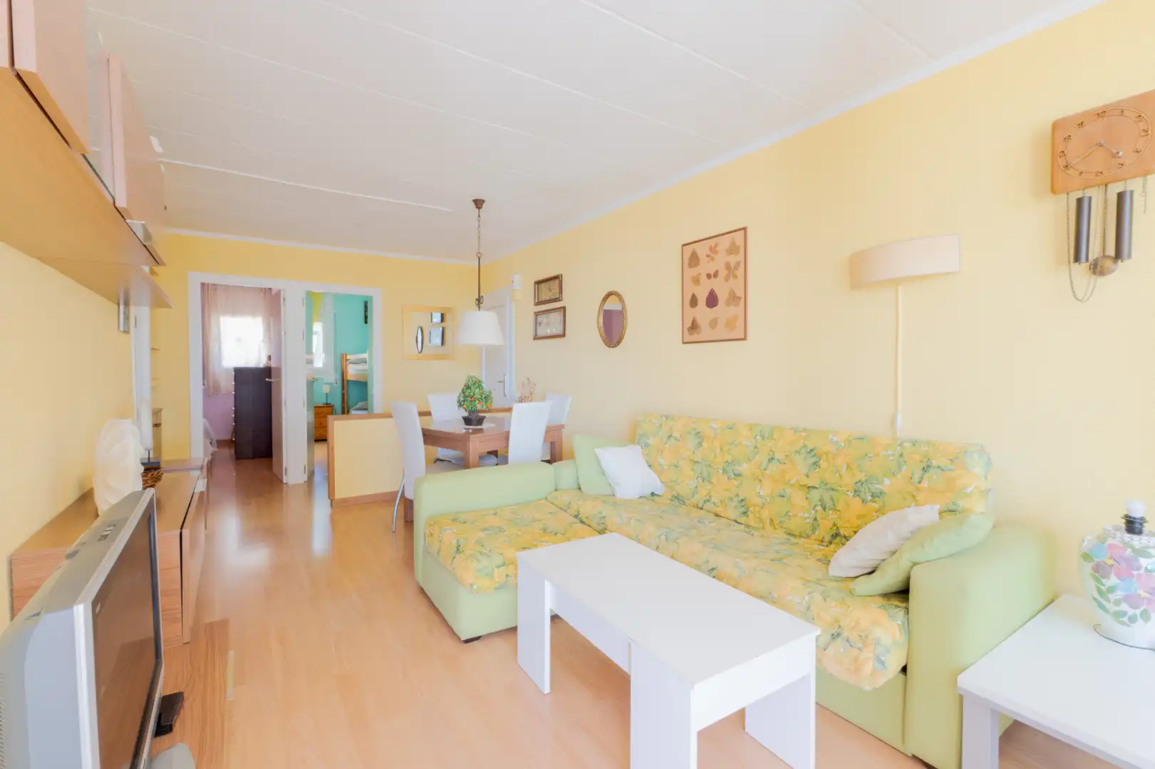 Sala d'estar de Apartament en venda en Castell d'Aro, Platja d'Aro i s'Agaró amb Aire condicionat, Terrassa i Moblat