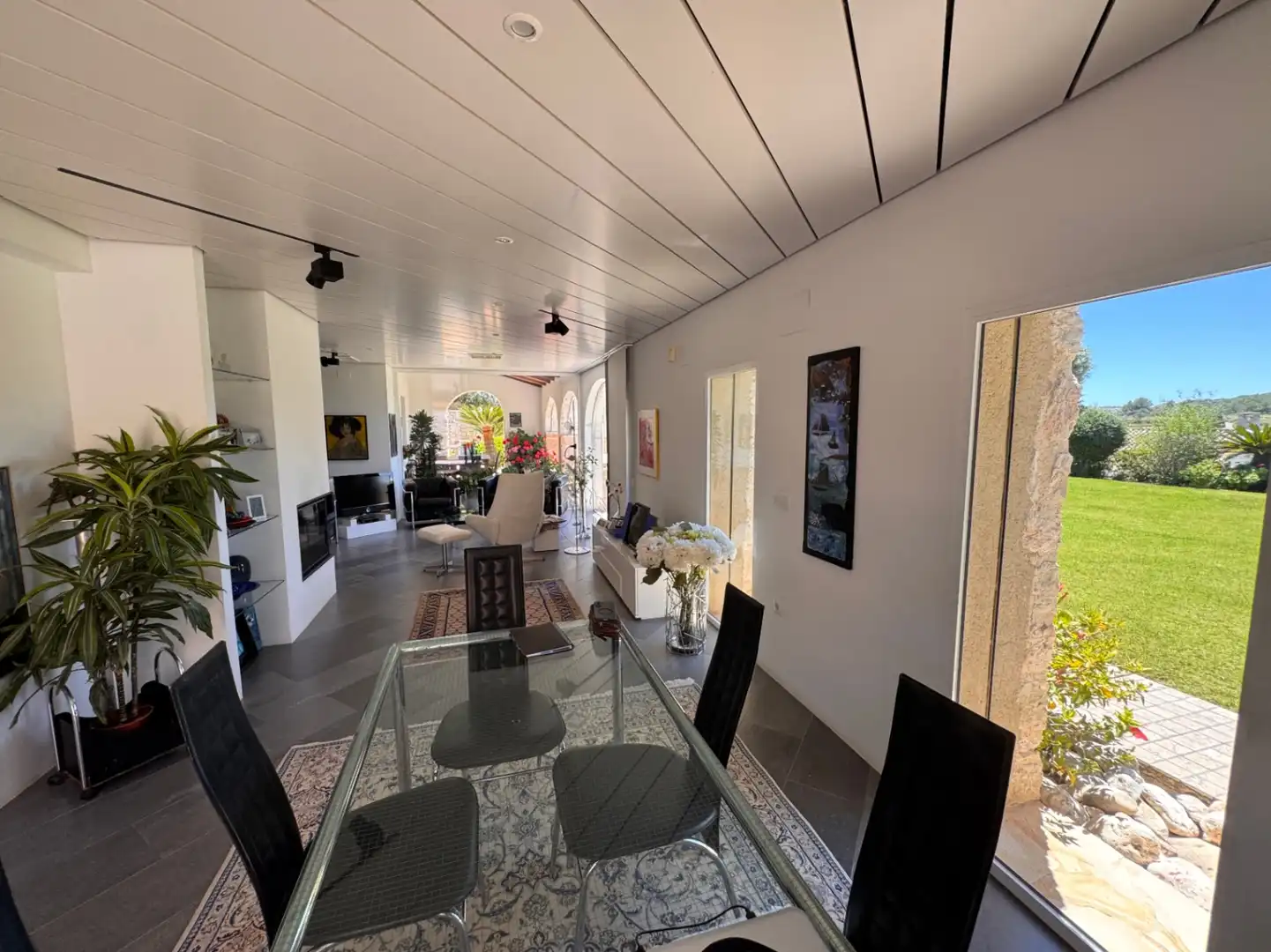 Comedor de Finca rústica en venta en Benissa con Aire acondicionado, Calefacción y Jardín privado