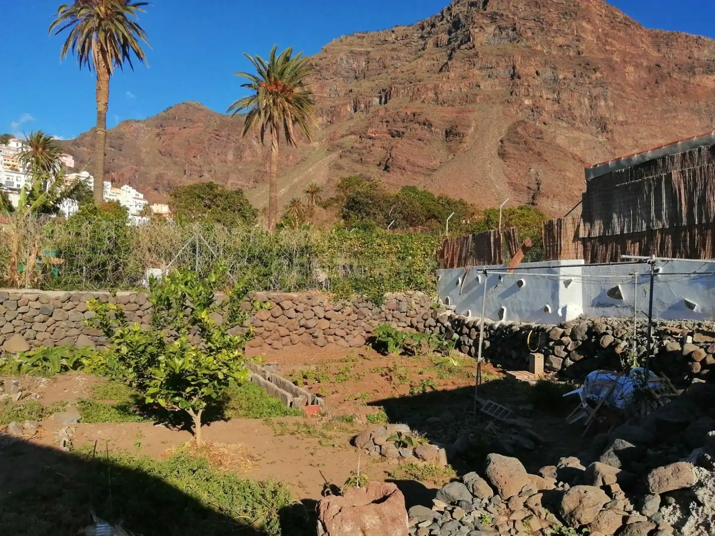 Exterior view of Land for sale in Valle Gran Rey
