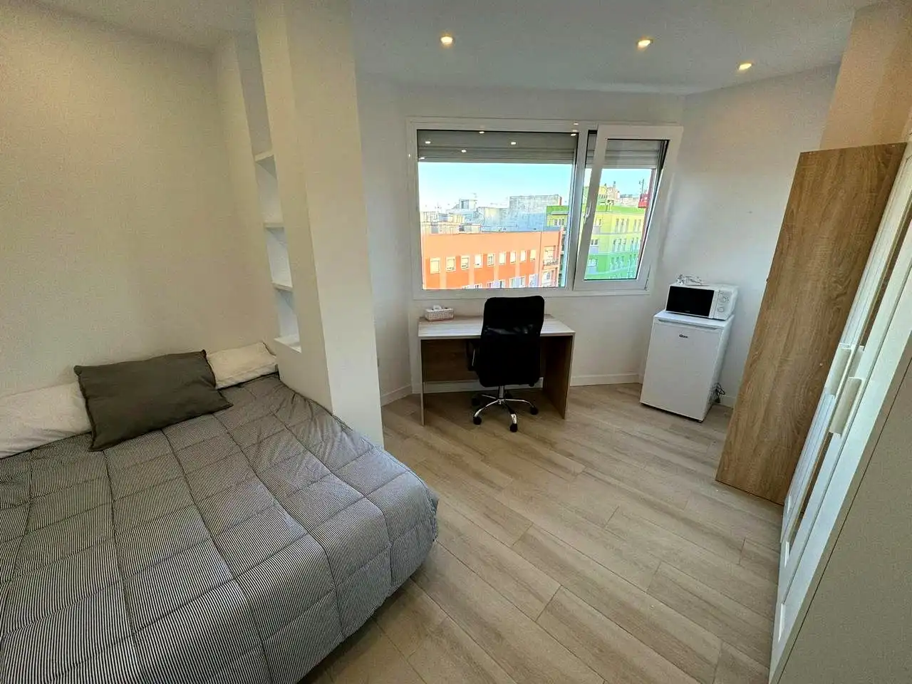 Schlafzimmer von Wohnung zur untervermieten in San Cristóbal de la Laguna mit Möbliert