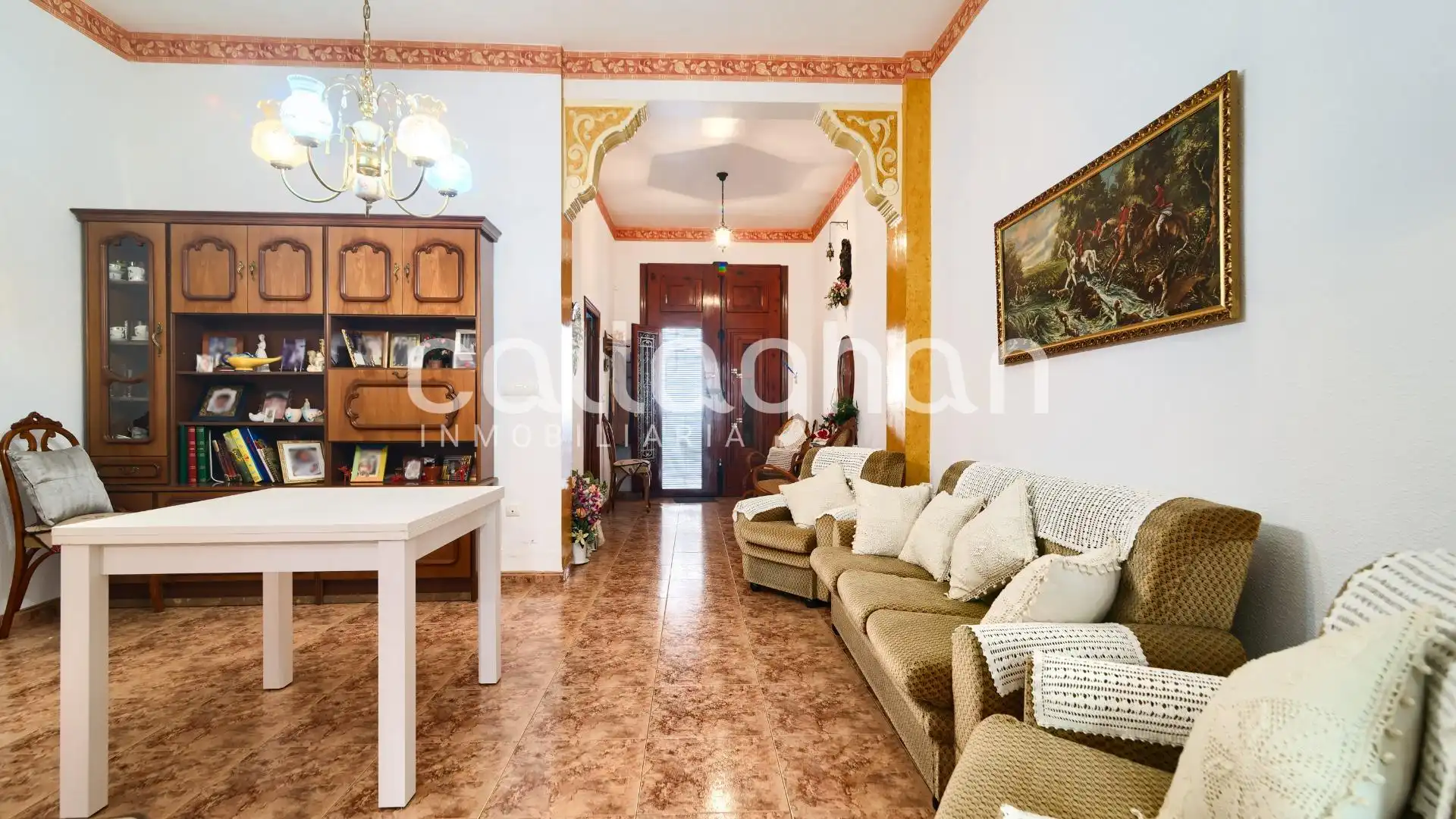 Sala de estar de Casa o chalet en venta en Alcàntera de Xúquer con Aire acondicionado, Calefacción y Terraza