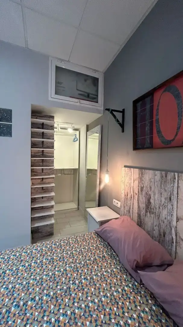 Badezimmer von Wohnung zur Miete in Málaga mit Klimaanlage und Möbliert