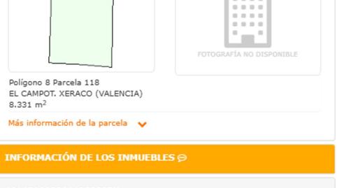 Foto 4 de Terreno en venta en Camino Xeraco a Xeresa, Xeraco, Valencia