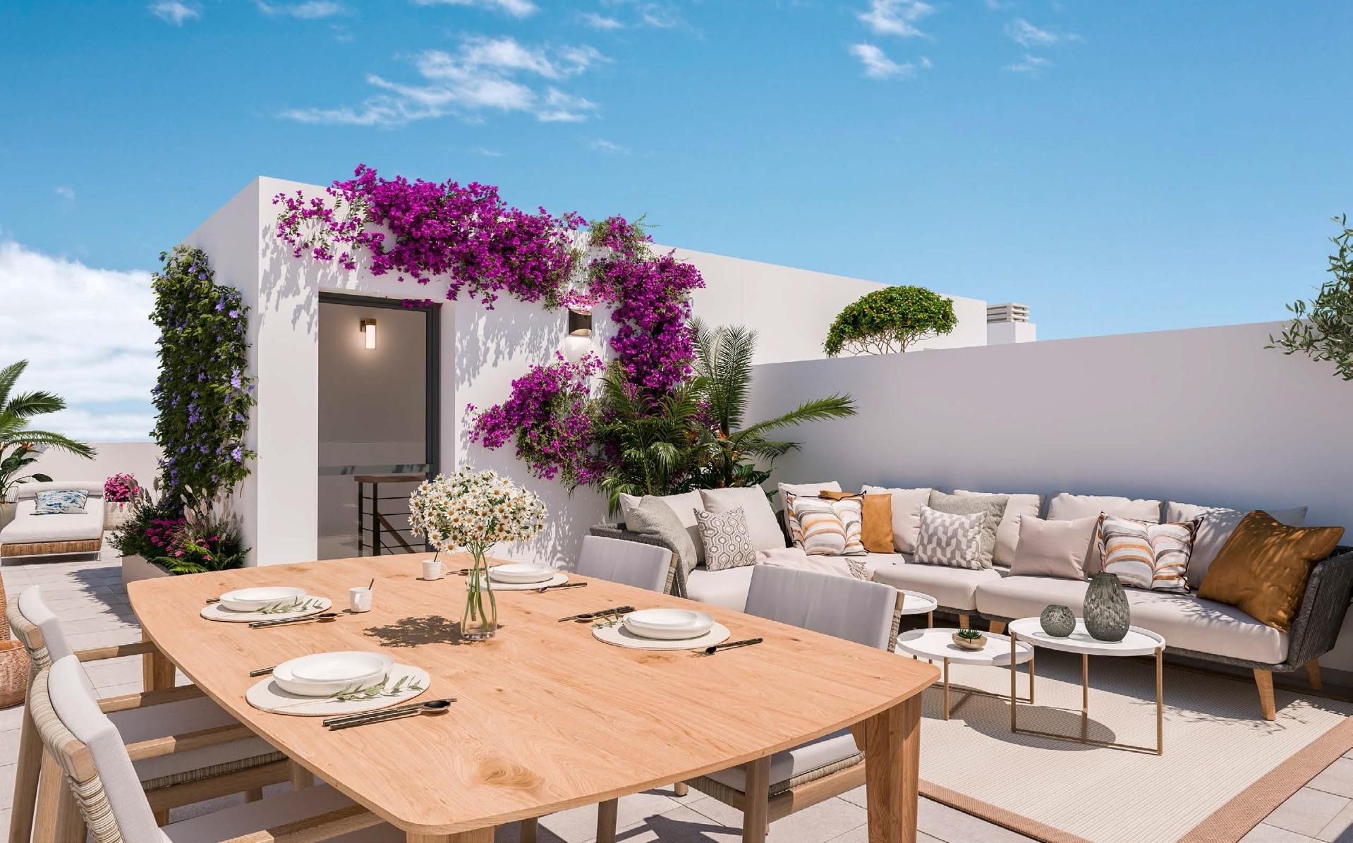 Terrace of Single-family semi-detached for sale in Málaga Capital  with Heating, Terrace and Storage room