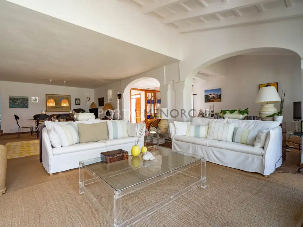 Sala d'estar de Finca rústica en venda en Maó - Mahón
