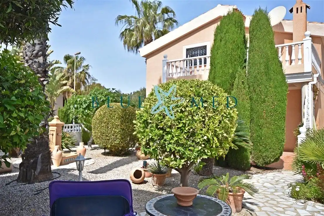Jardín de Casa o chalet en venta en Mazarrón con Aire acondicionado, Jardín privado y Terraza