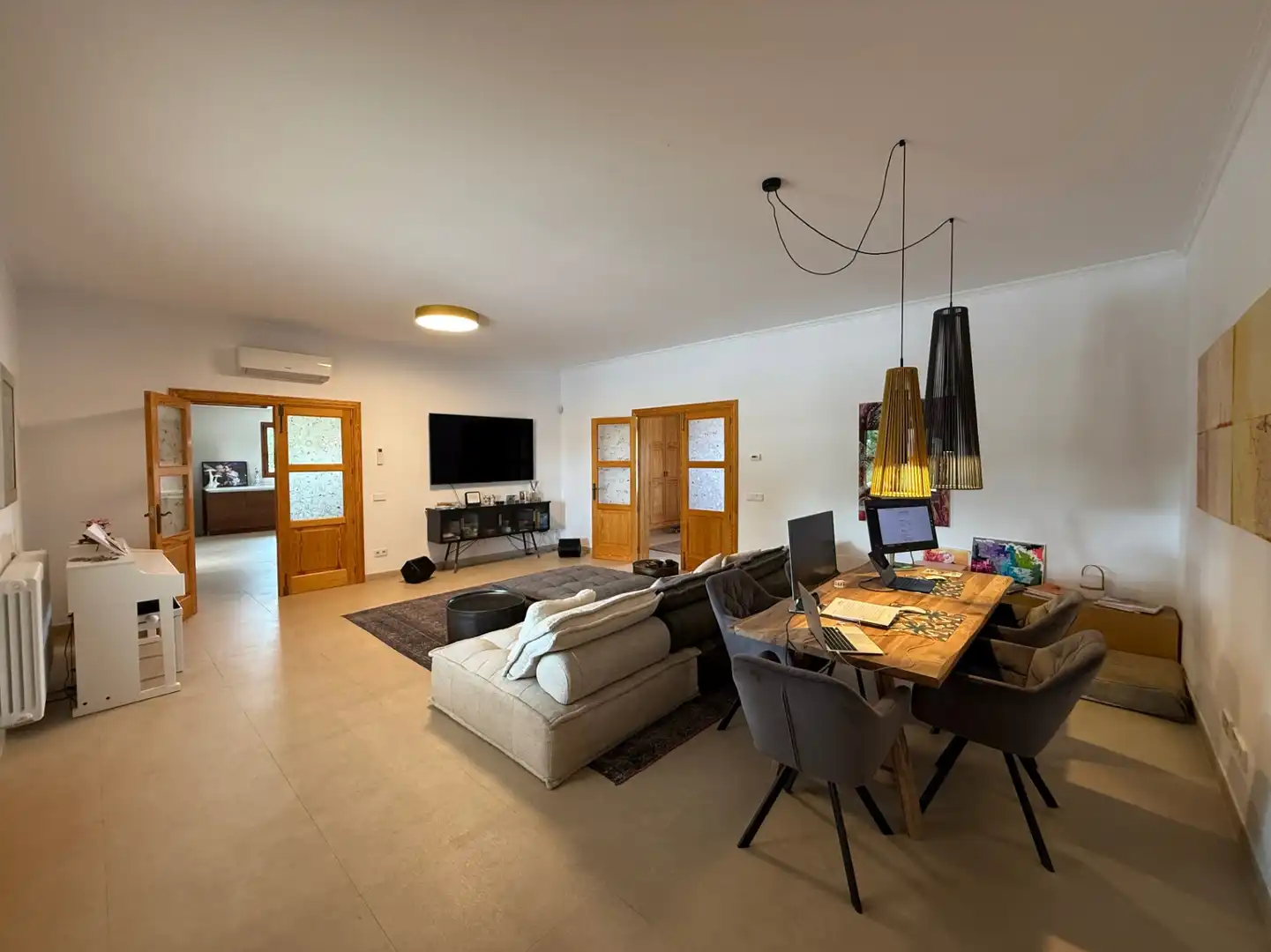 Living room of Houses for sale in Sant Joan de Labritja  with Air Conditioner, Heating and Terrace