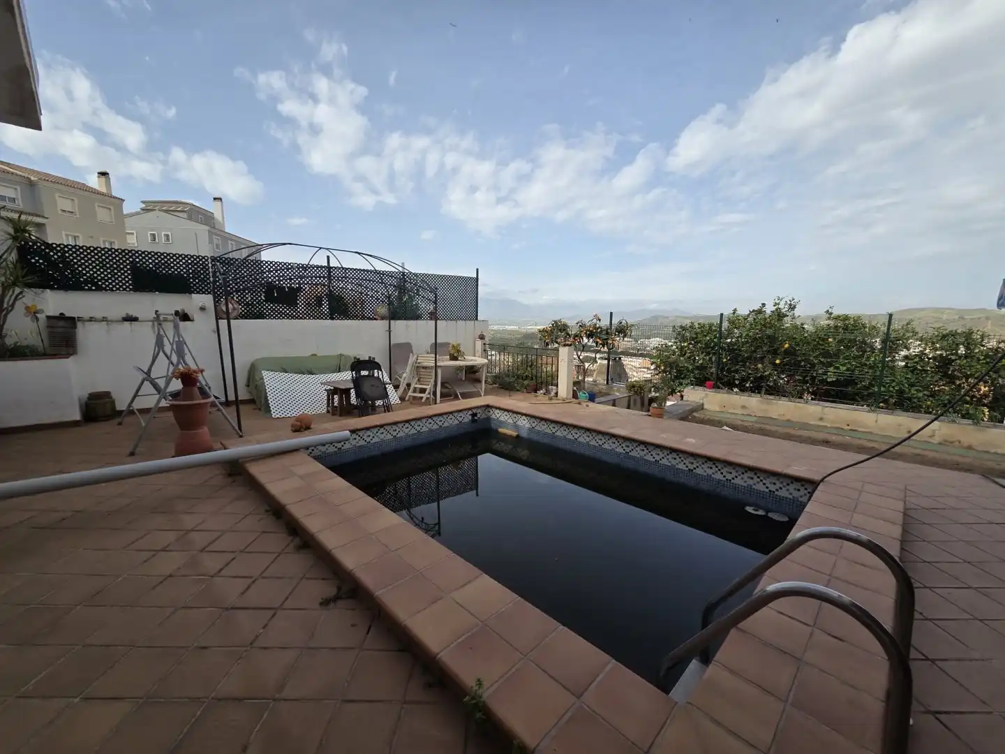 Piscina de Casa o chalet en venta en Málaga con Jardín privado, Terraza y Piscina