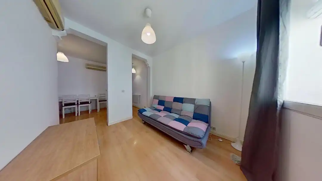Living room of Apartments for rent in Madrid  with Air Conditioner and Heating