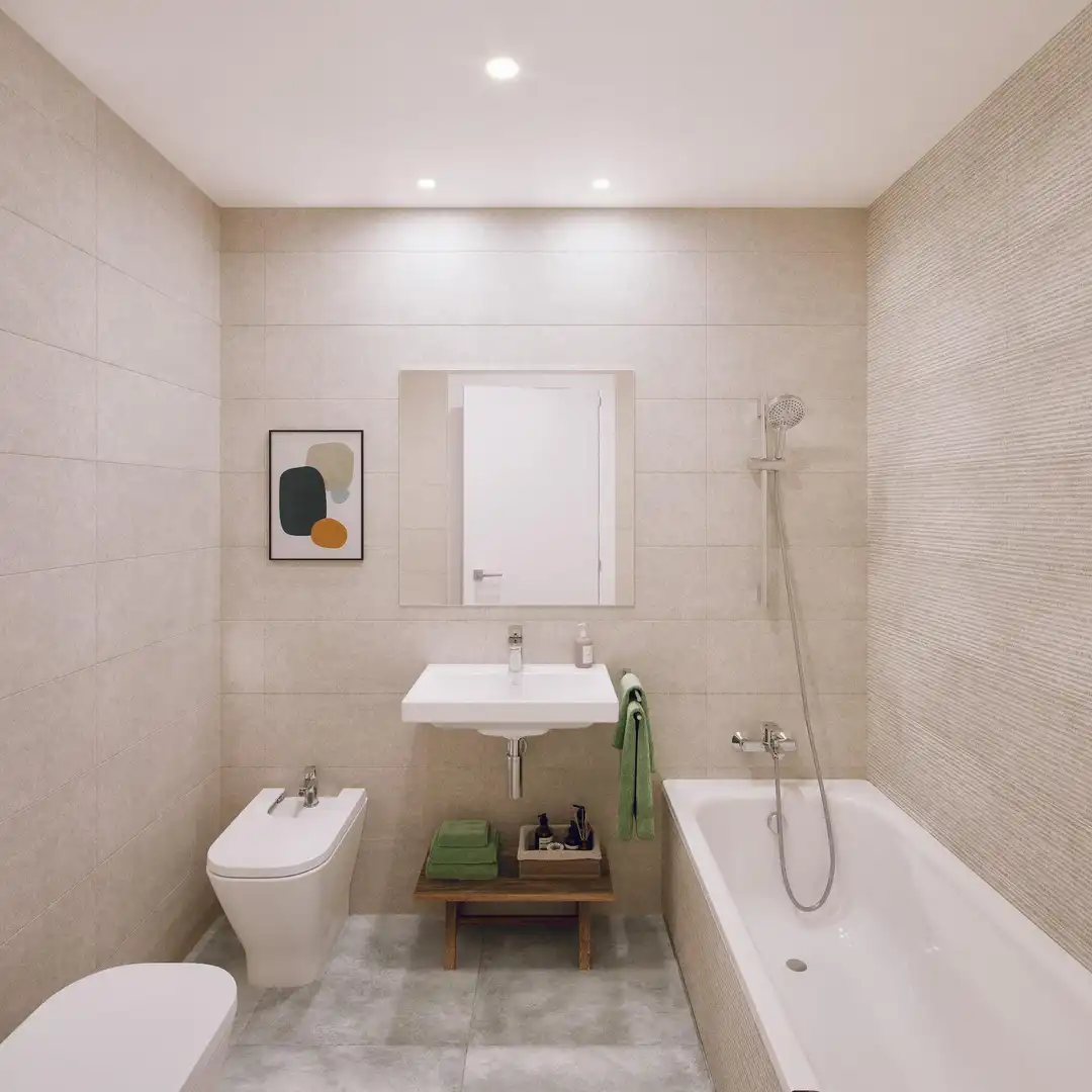 Bany de Apartament en venda en Málaga amb Aire condicionat, Terrassa i Traster