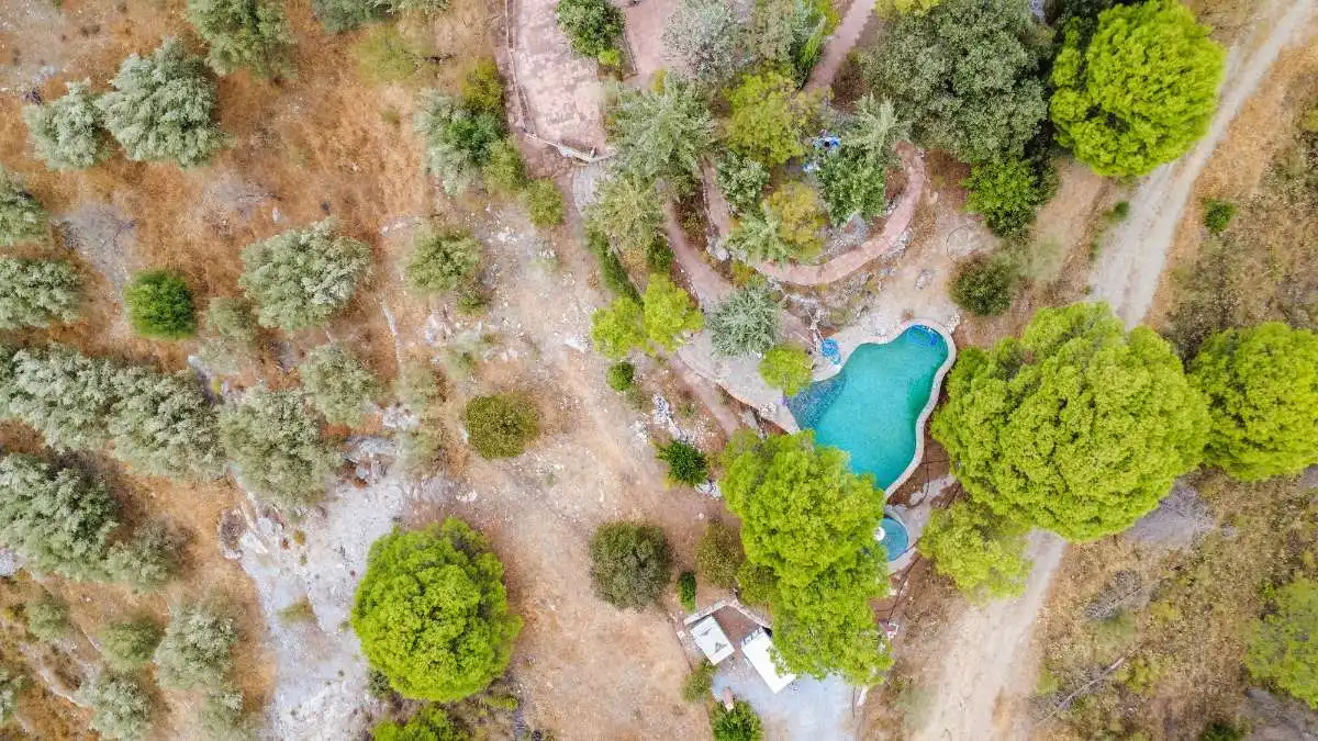 Swimming pool of Houses for sale in Canillas de Albaida  with Air Conditioner, Private garden and Terrace