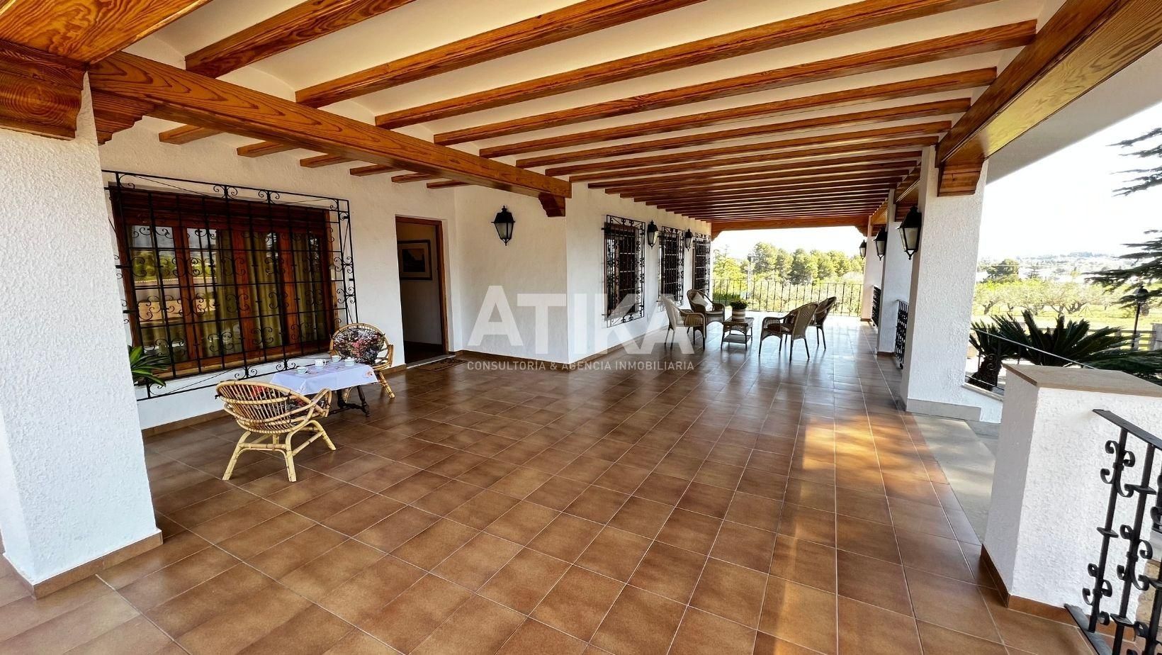 Terrace of House or chalet for sale in Ontinyent  with Private garden, Storage room and Swimming Pool